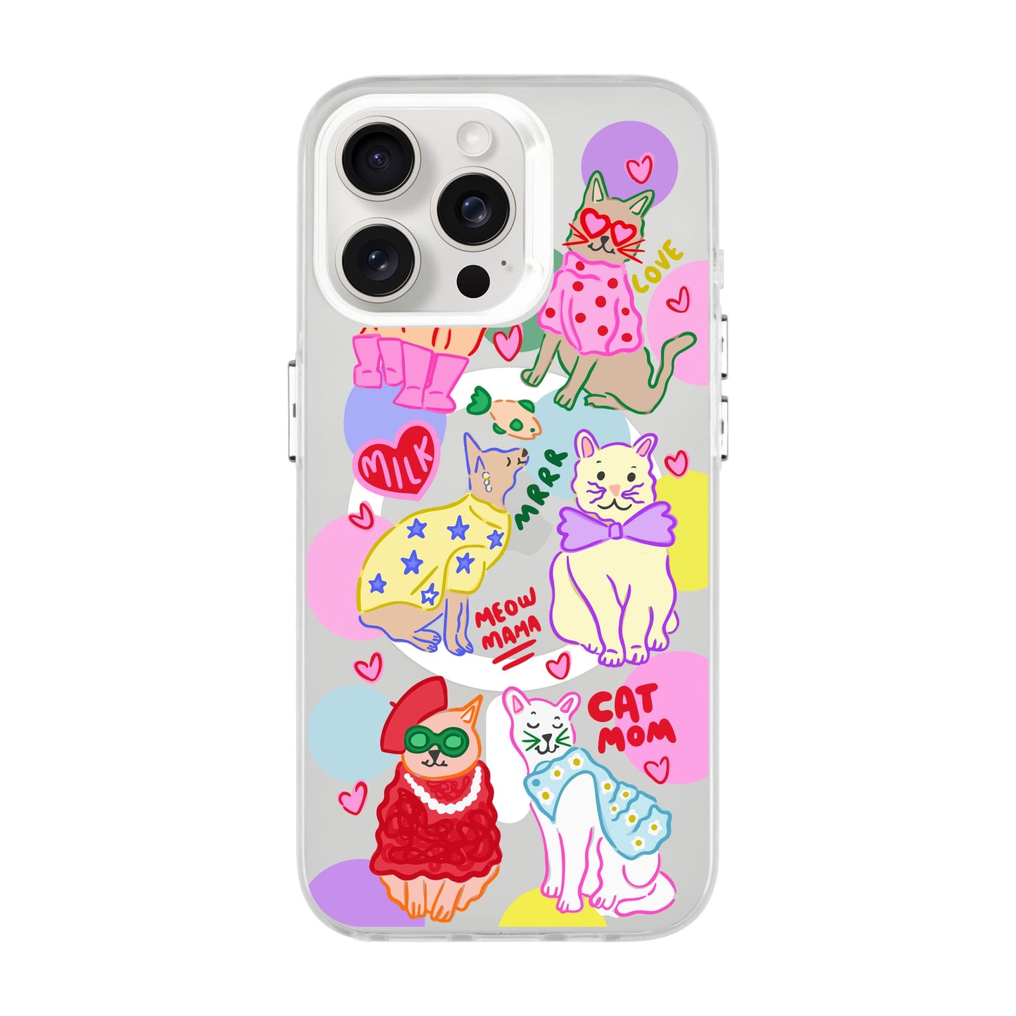 CAT MOM-iPhone 15 Pro Max Hold Kılıf MagSafe Özellikli