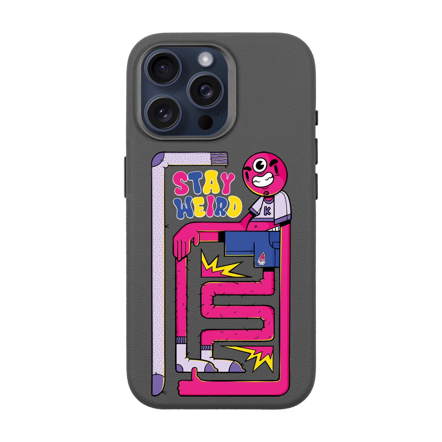 OG TOOTHY-iPhone 15 Pro Max Leather Premium Kılıf MagSafe Özellikli