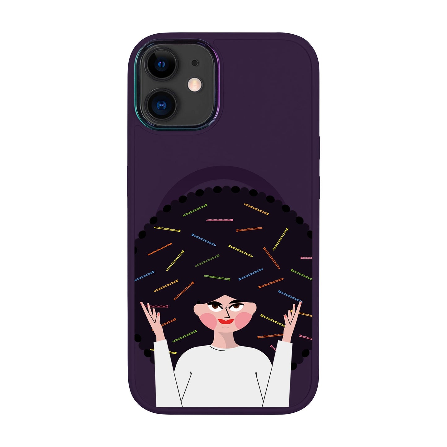 TANGLES OF HAPPINESS-iPhone 12 Vigor Kılıf MagSafe Özellikli