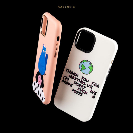 MESS-iPhone 14 Leather Kılıf