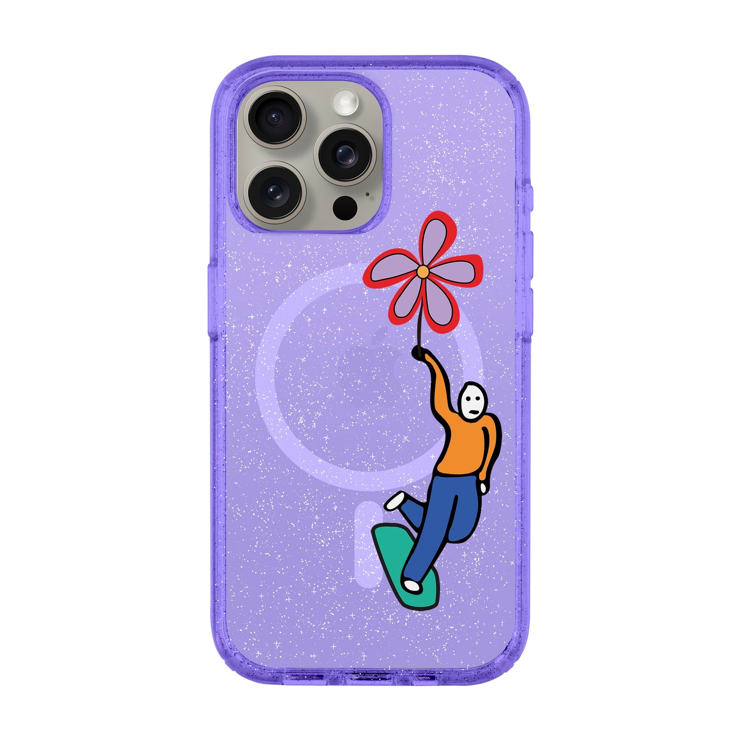 SKATEBOARDER-iPhone 15 Pro Max Shiny Kılıf MagSafe Özellikli