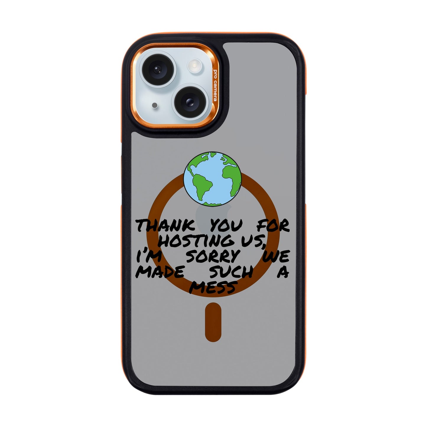 MESS-iPhone 15 Dark Kılıf MagSafe Özellikli