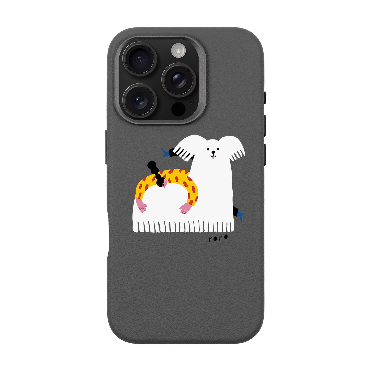 FANCY DOG-iPhone 16 Pro Leather Premium Kılıf MagSafe Özellikli