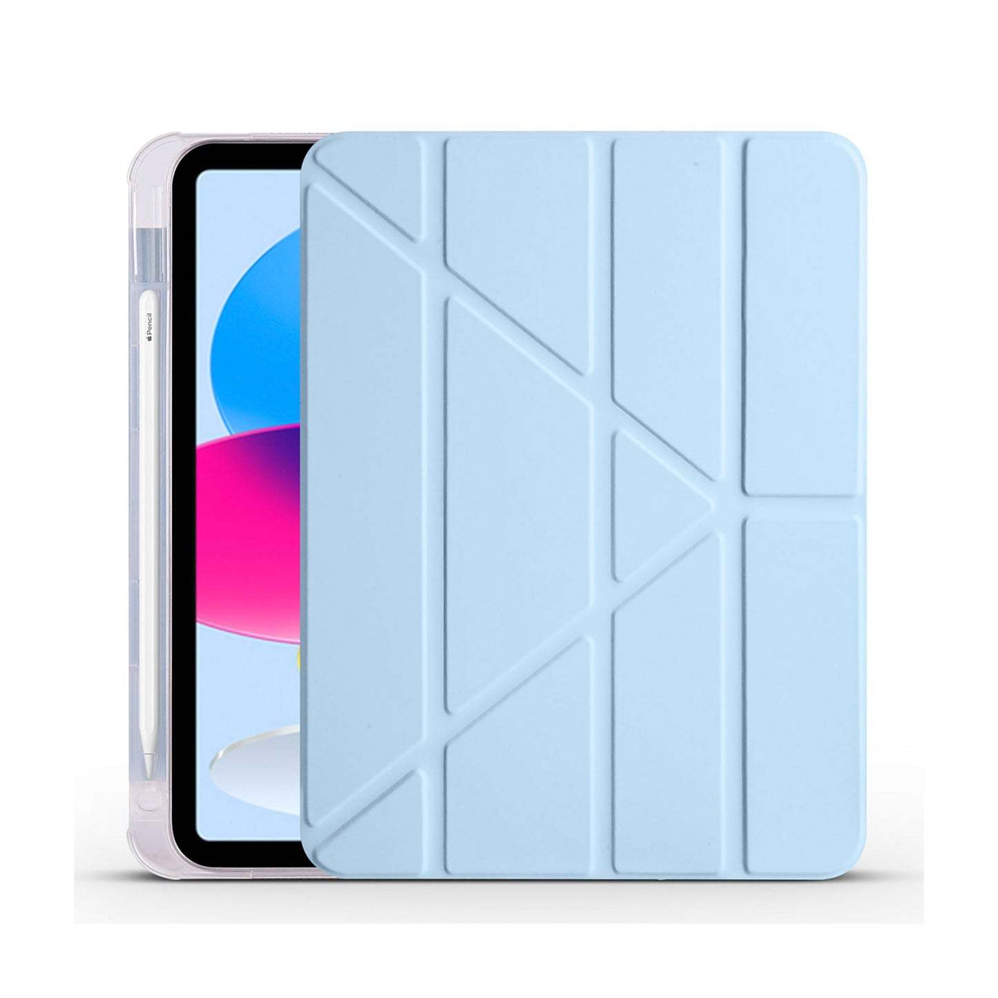 Apple iPad 10.Nesil 10.9 inç 2022-Trigon Folding Kalemlikli Standlı Kılıf
