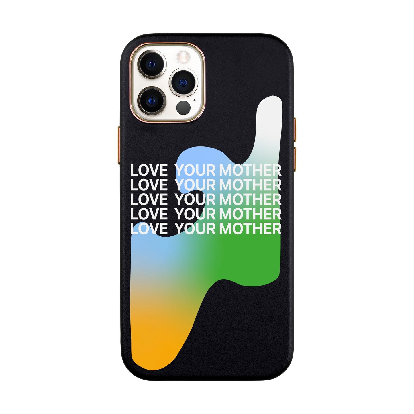 LOVE YOUR MOTHER-iPhone XR Leather Kılıf