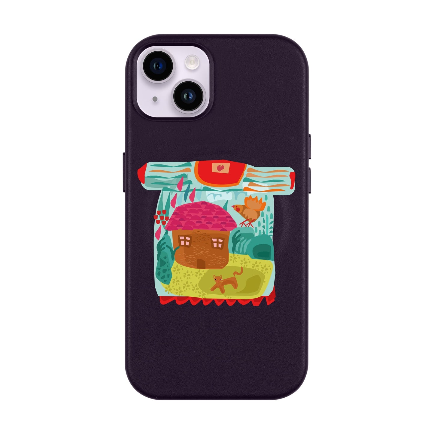 SİHİRLİ KAZAK-iPhone 14 Plus Leather Kılıf MagSafe Özellikli