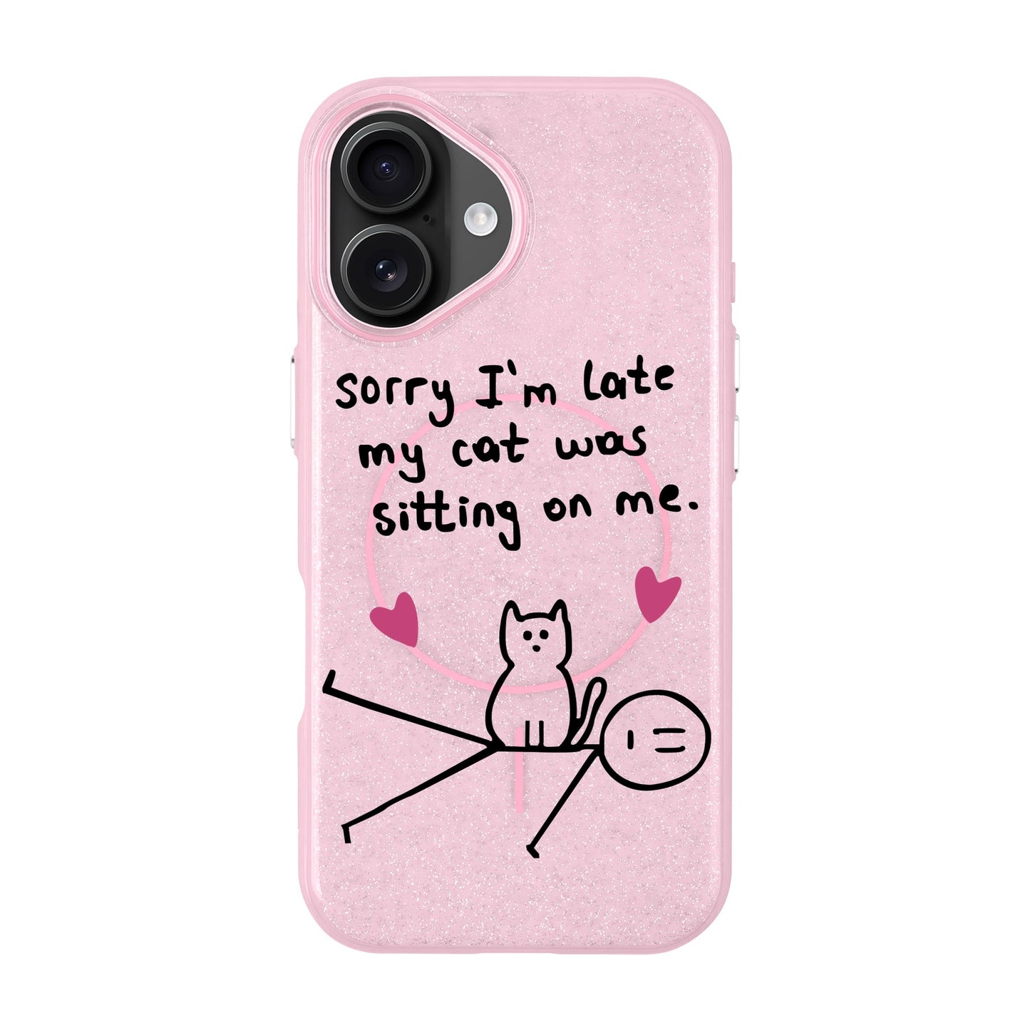SORRY I'M LATE-iPhone 16 Radiant Kılıf MagSafe Özellikli