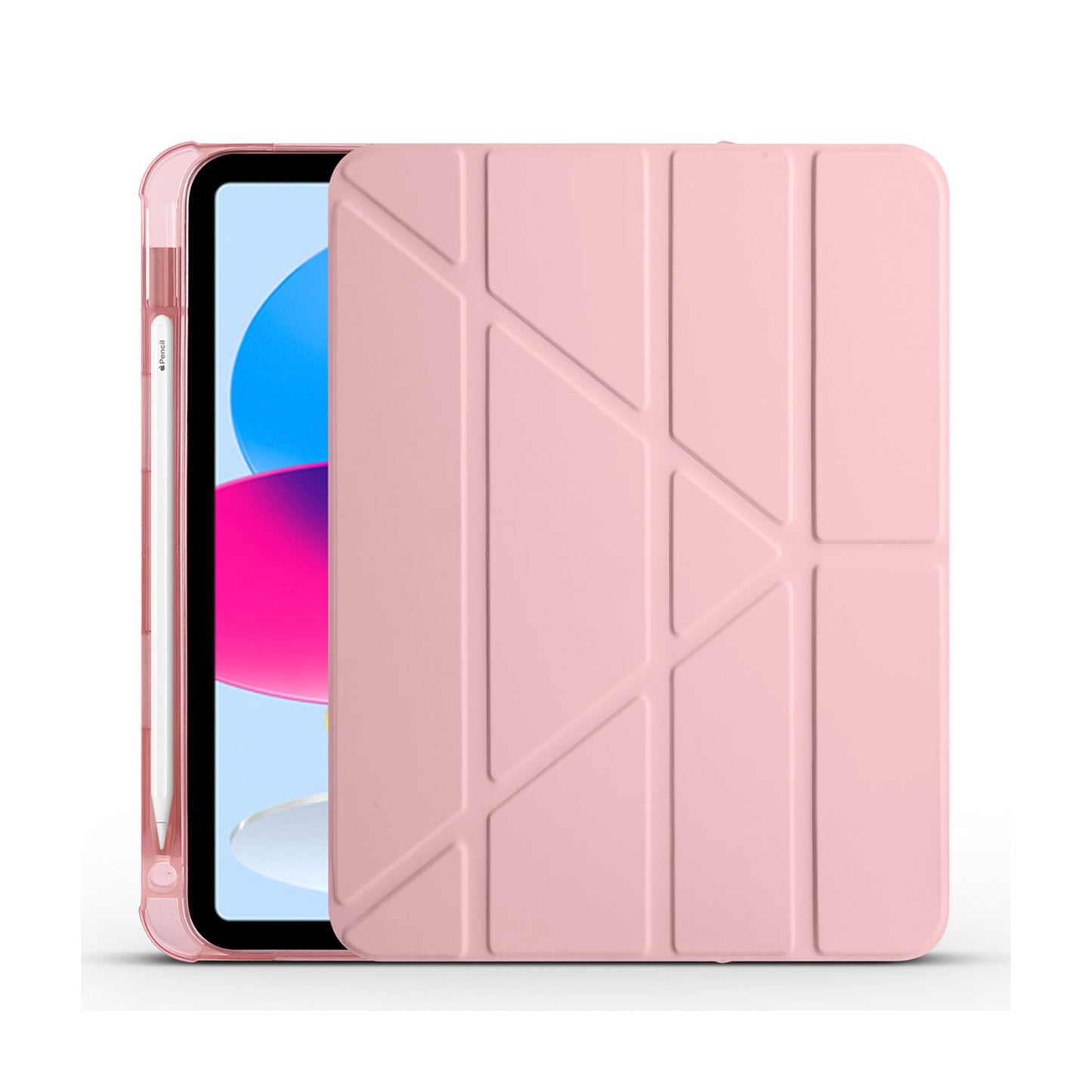 Apple iPad 10.Nesil 10.9 inç 2022-Trigon Folding Kalemlikli Standlı Kılıf