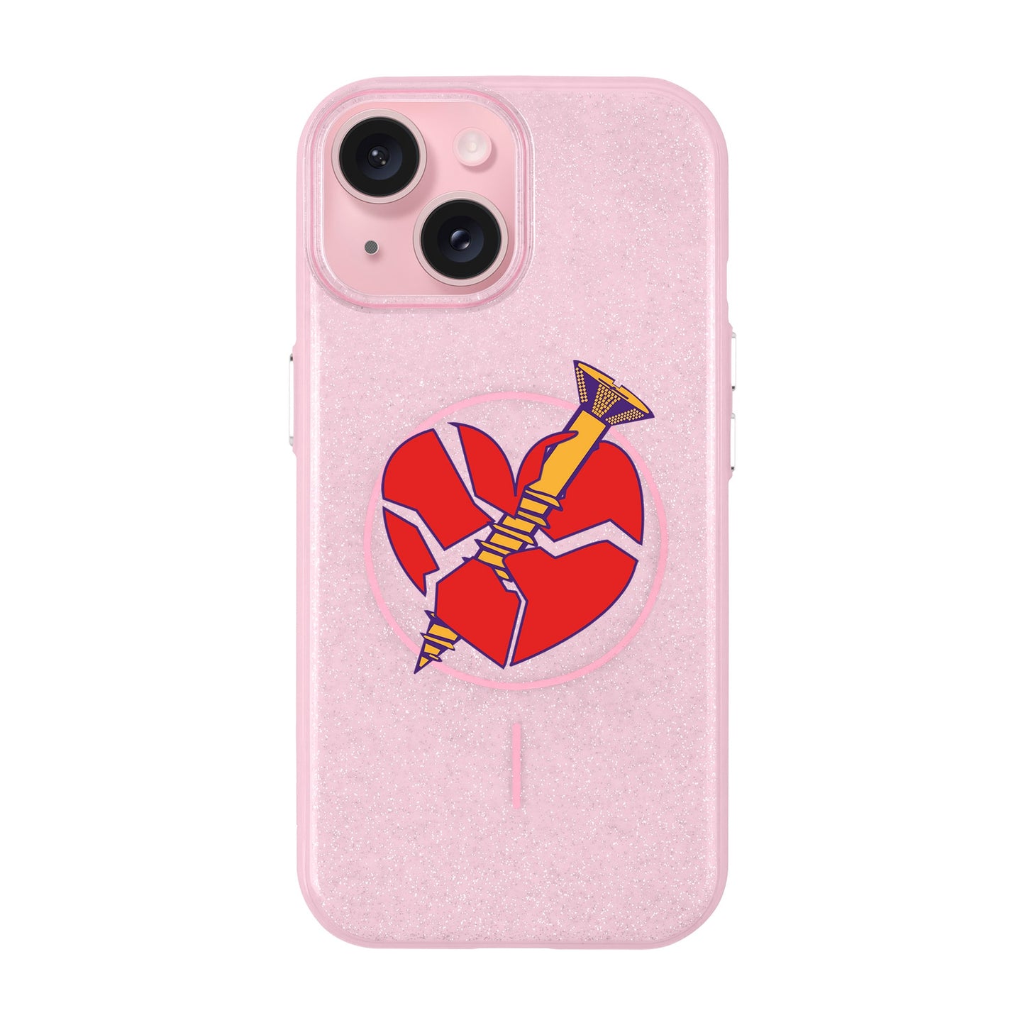 BROKEN HEART-iPhone 15 Plus Radiant Kılıf MagSafe Özellikli