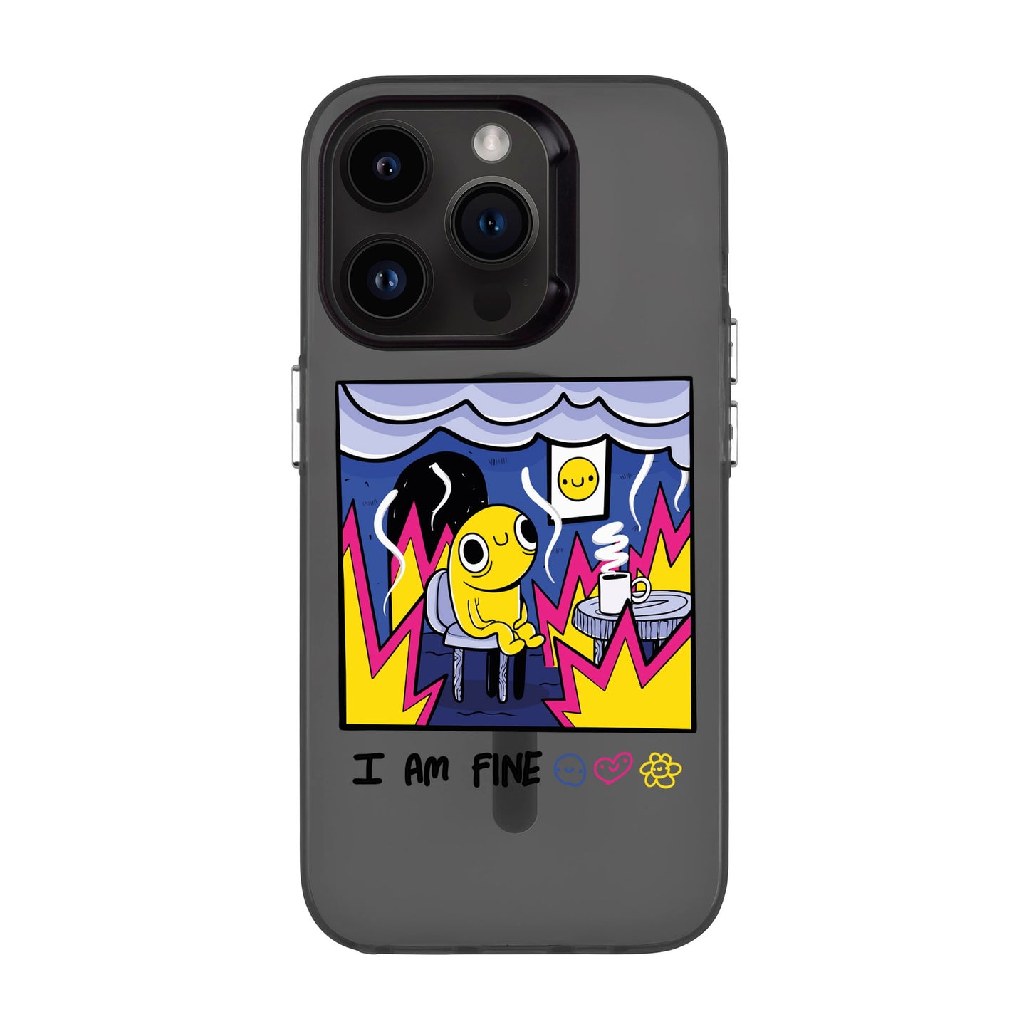 I AM FINE-iPhone 13 Pro Hold Kılıf MagSafe Özellikli