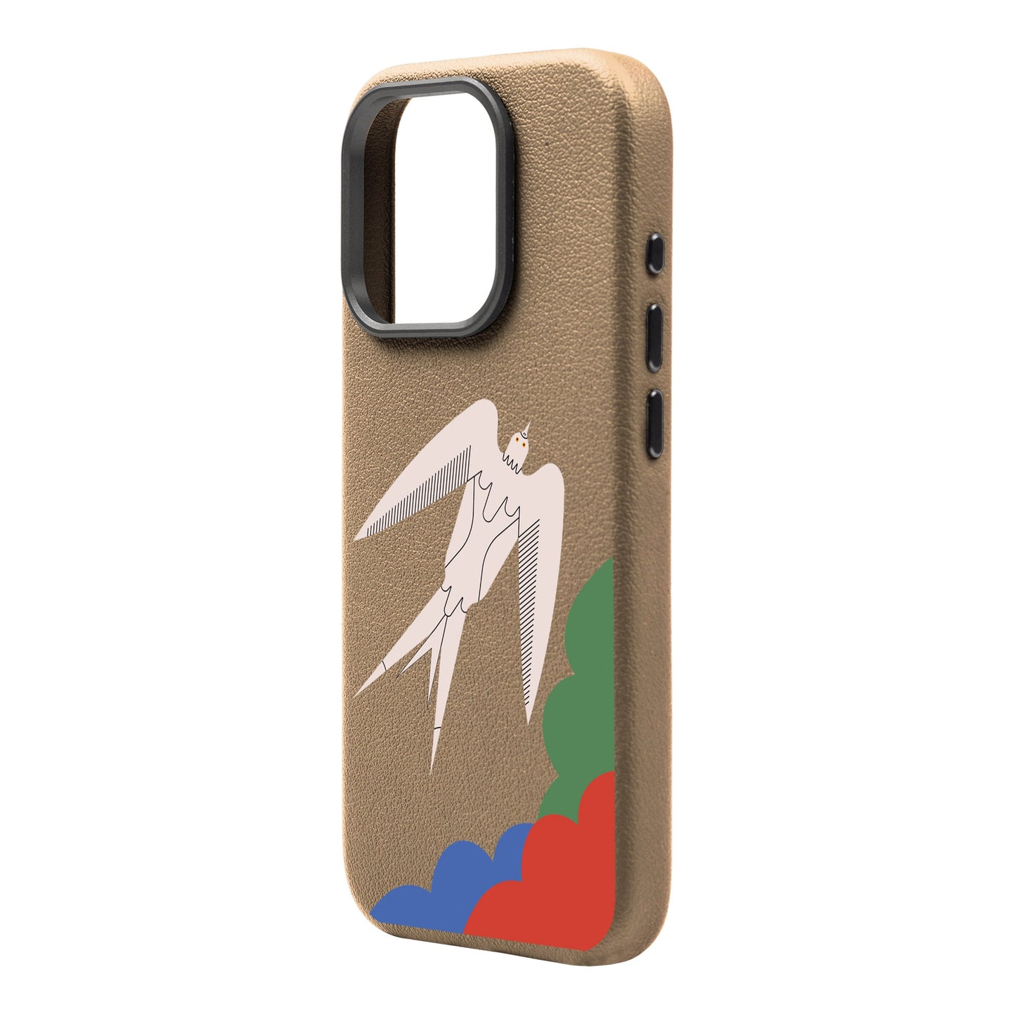 L’OISEAU LIBRE-iPhone 16 Pro Leather Premium Kılıf MagSafe Özellikli