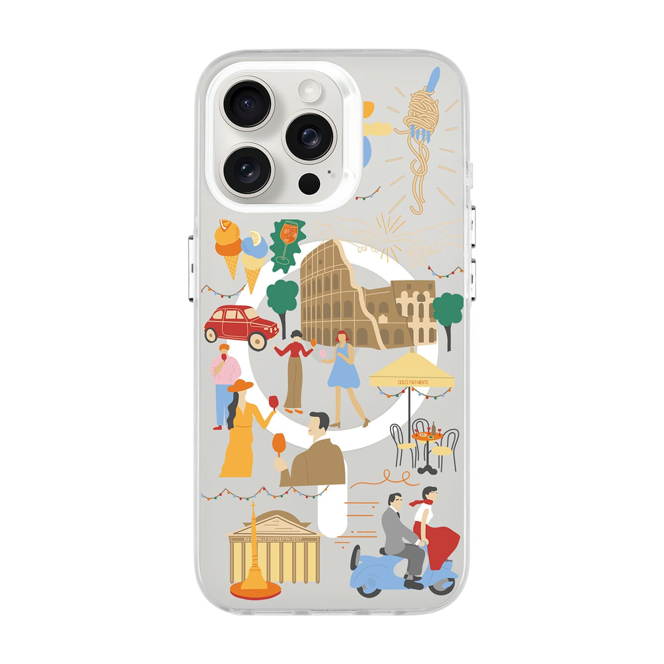 ROMA-iPhone 15 Pro Max Hold Kılıf MagSafe Özellikli