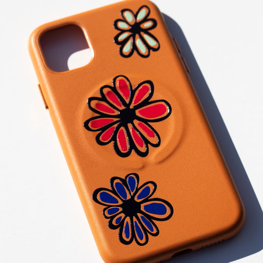 FLORIST-Leather Kılıf MagSafe Özellikli - iPhone 11