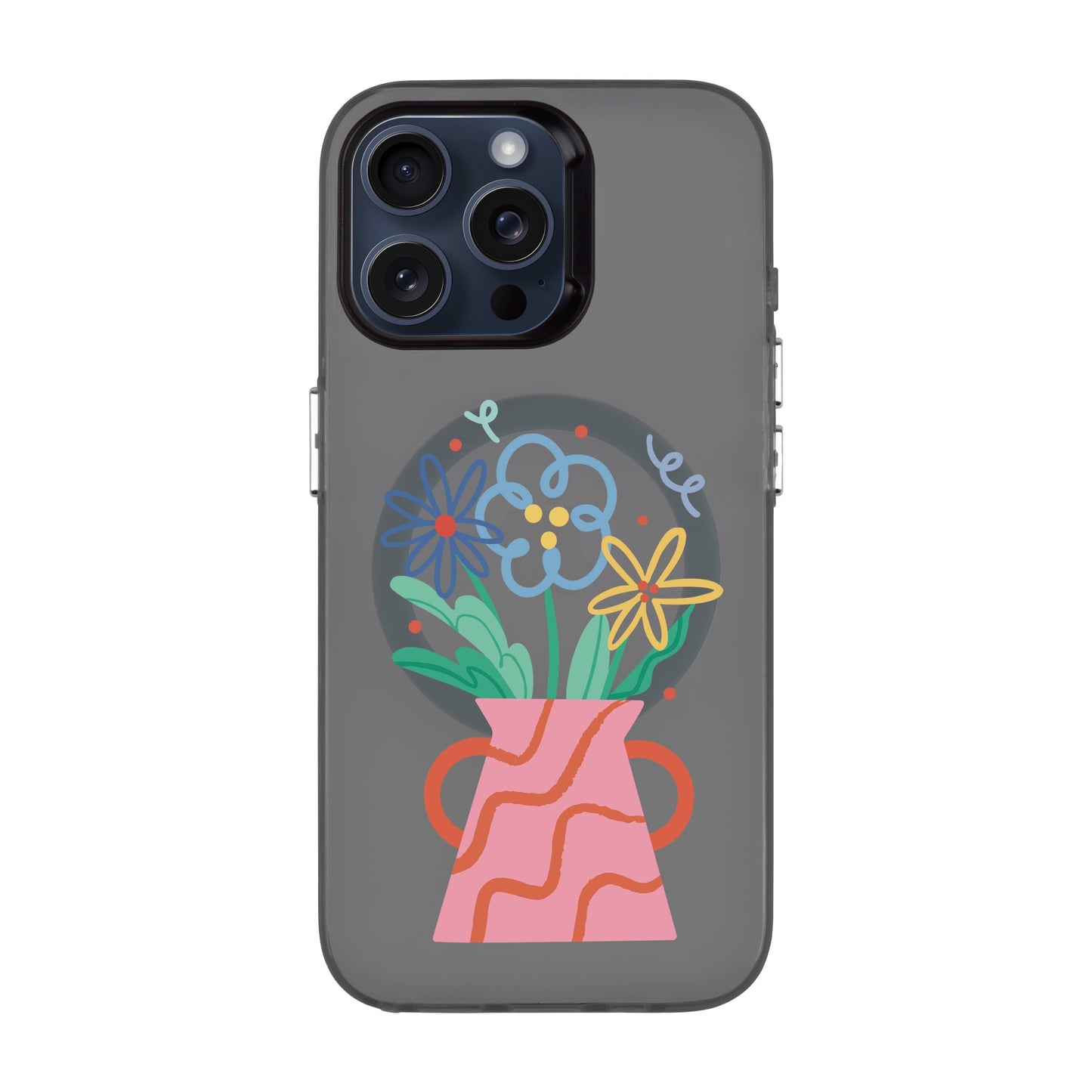 PINK VASE-iPhone 15 Pro Max Hold Kılıf MagSafe Özellikli