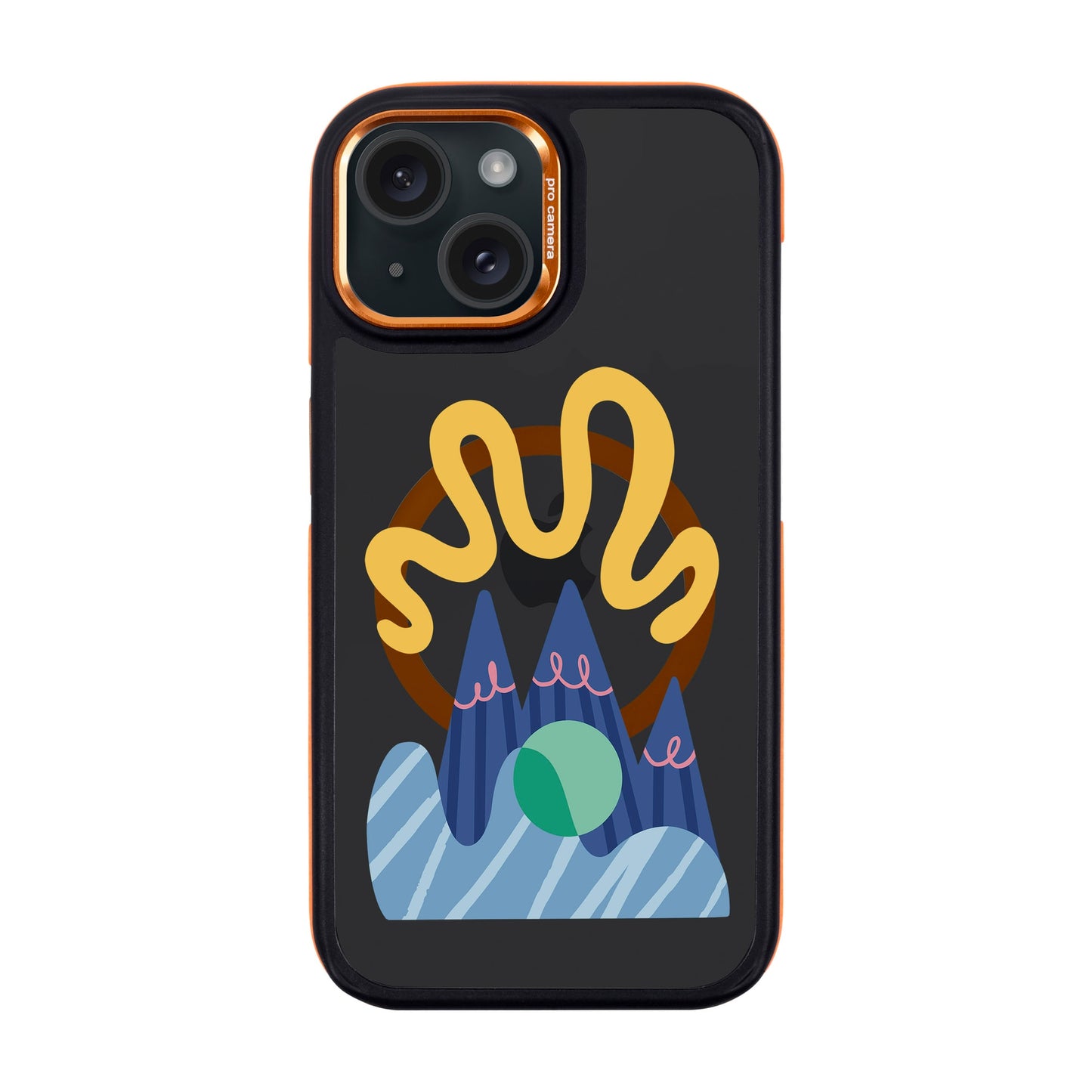 MOUNTAIN-iPhone 15 Dark Kılıf MagSafe Özellikli