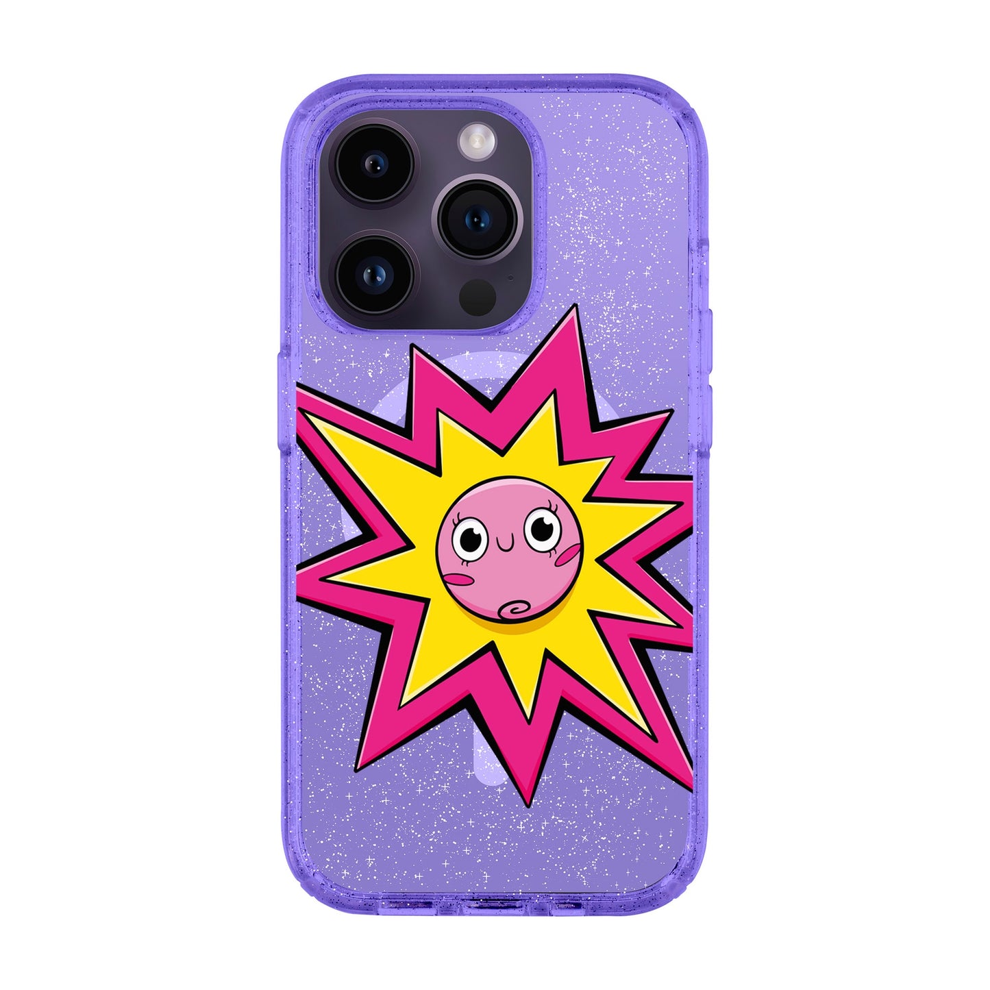 POP PRINCESSES-iPhone 14 Pro Shiny Kılıf MagSafe Özellikli