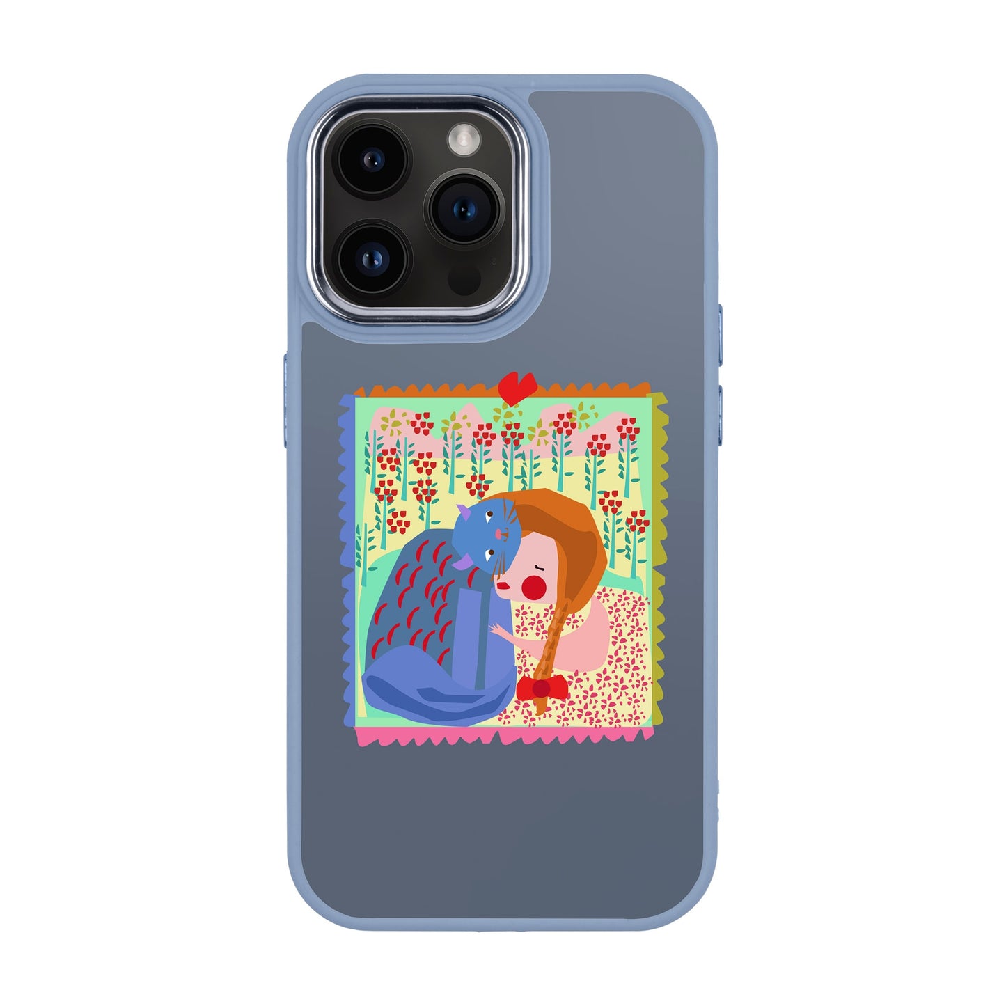 KEDİ POSTA PULU-iPhone 14 Pro Max Proof Kılıf