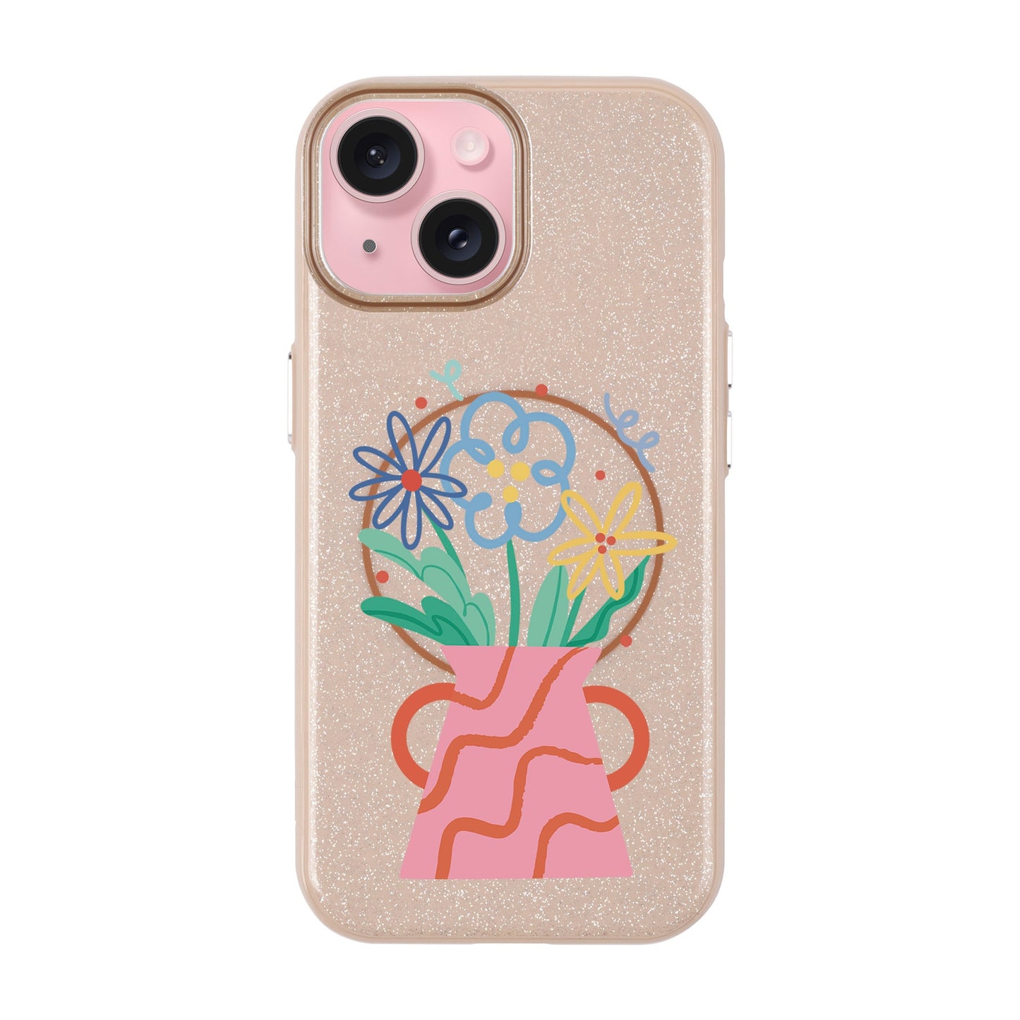 PINK VASE-iPhone 14 Radiant Kılıf MagSafe Özellikli