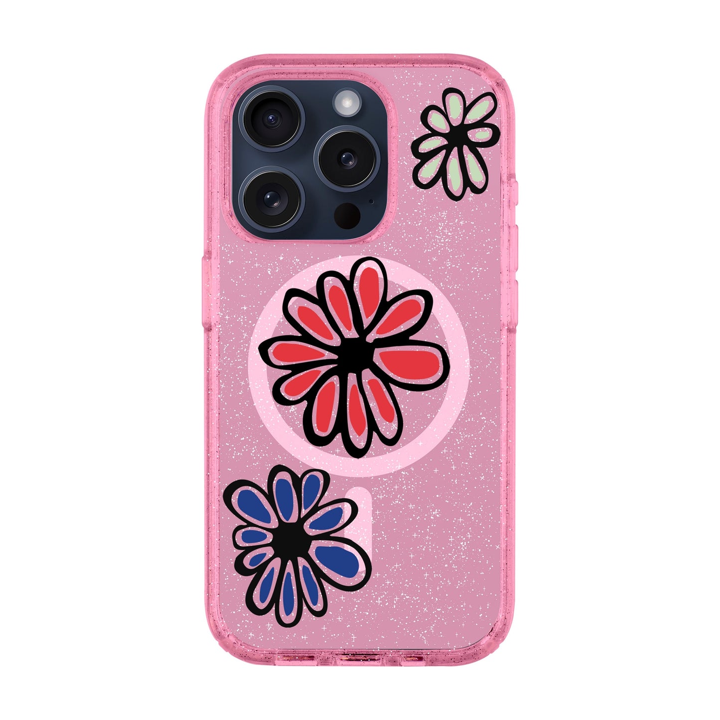 FLORIST-iPhone 15 Pro Shiny Kılıf MagSafe Özellikli
