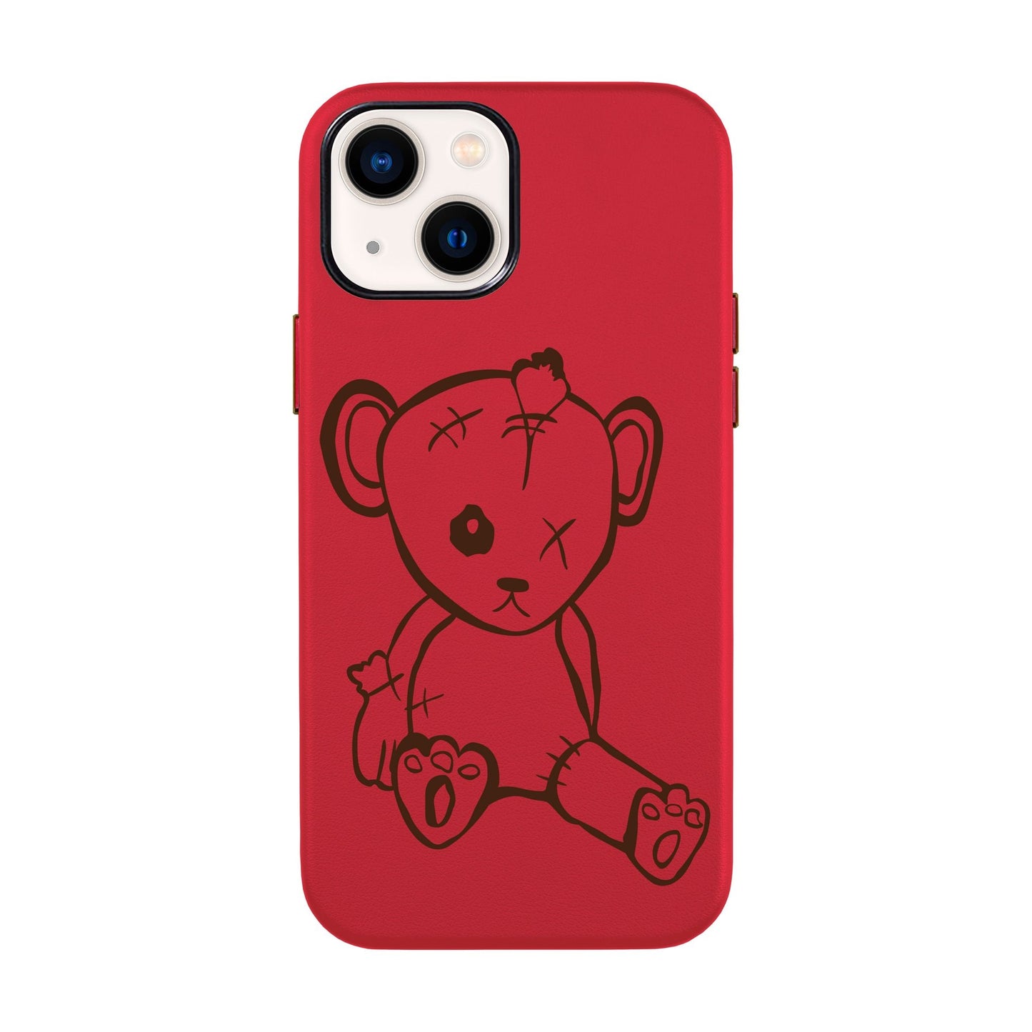 BABY BEAR-iPhone 14 Leather Kılıf