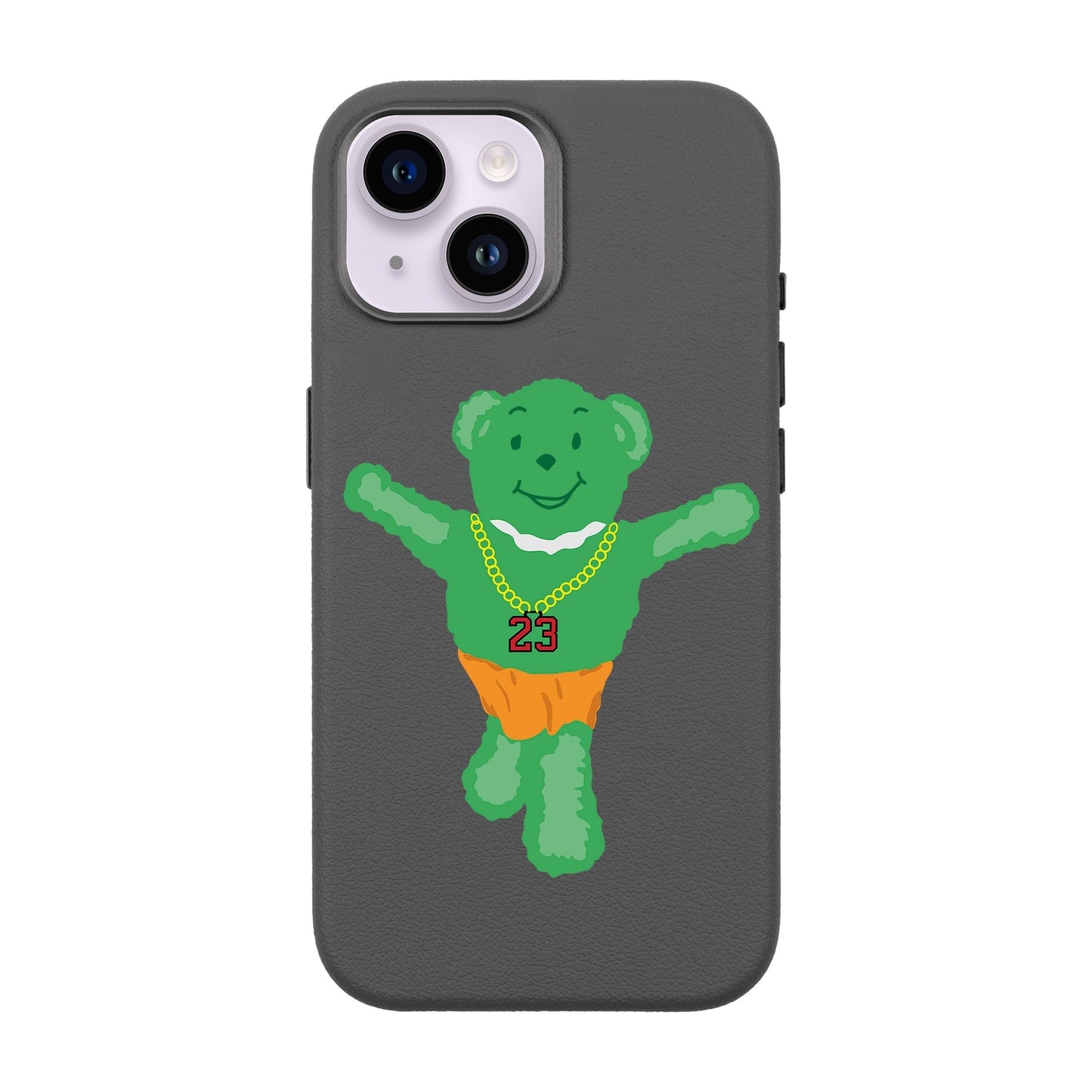 GREEN BEAR-iPhone 13 Leather Premium Kılıf MagSafe Özellikli