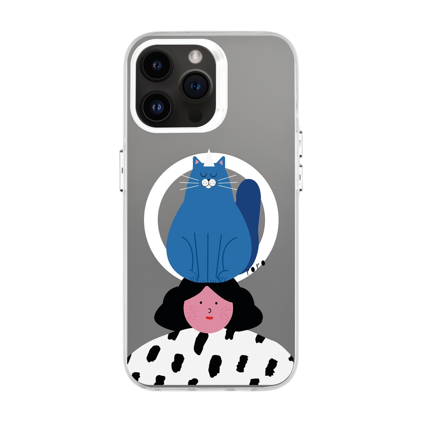 NAUGHTY CAT-iPhone 14 Pro Max Hold Kılıf MagSafe Özellikli