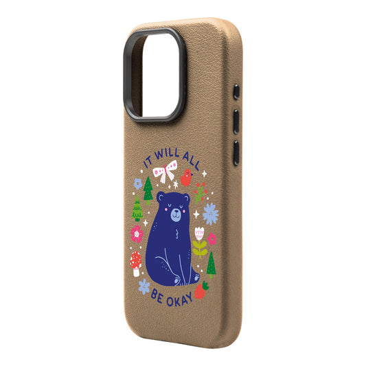 BE OKAY-Leather Premium Kılıf MagSafe Özellikli - iPhone 16 Pro Max