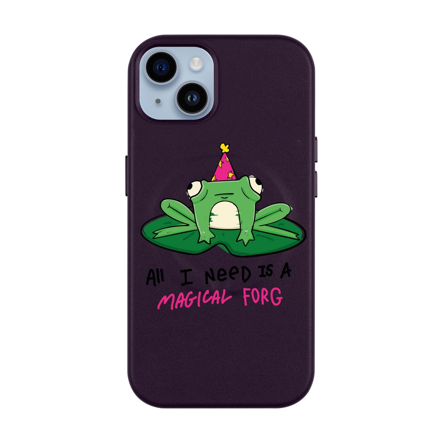 FORG-iPhone 14 Plus Leather Kılıf MagSafe Özellikli