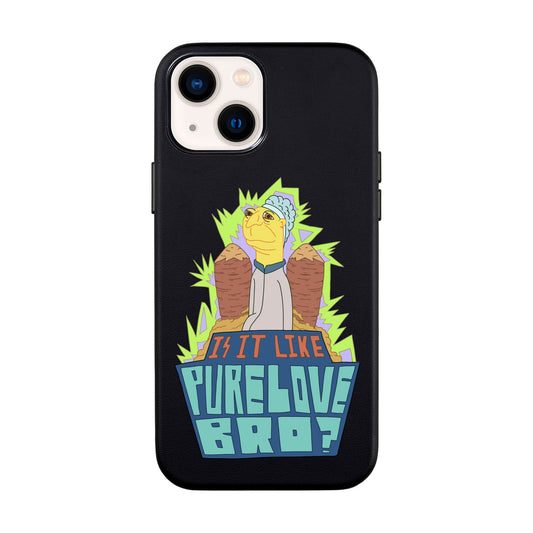 PURE LOVE-iPhone 14 Leather Kılıf