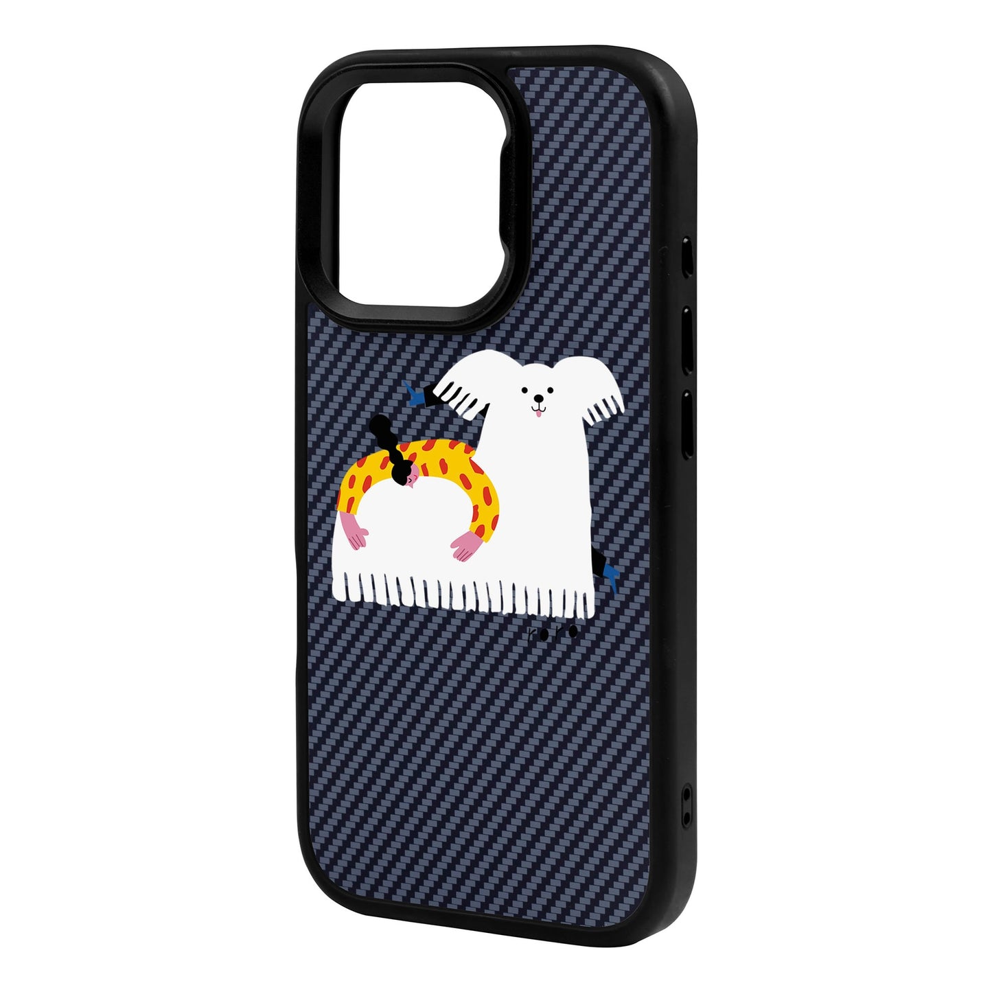 FANCY DOG-iPhone 16 Pro Max Plaid Kılıf MagSafe Özellikli