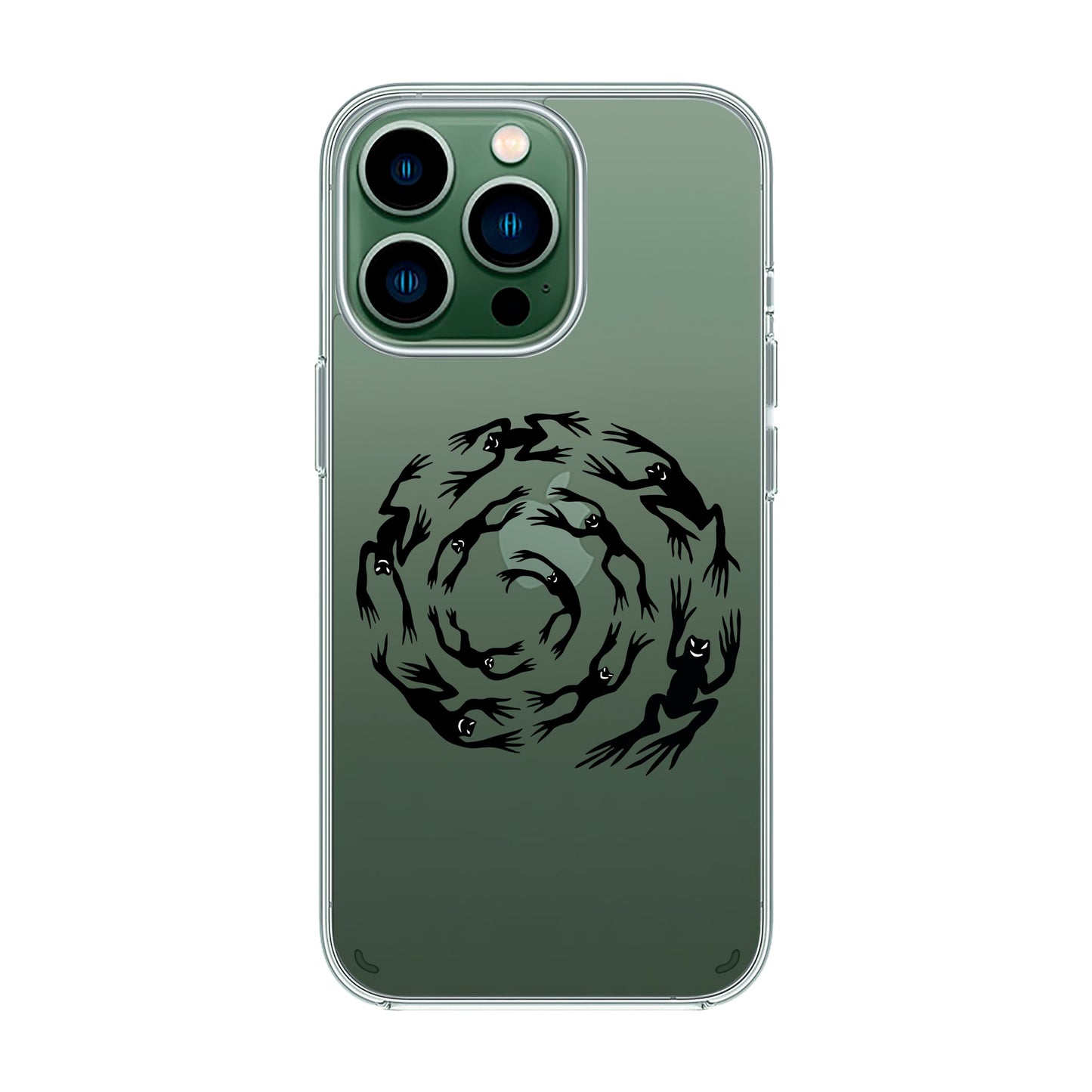SWIRLING FROGS-iPhone X / Xs Solid Kılıf
