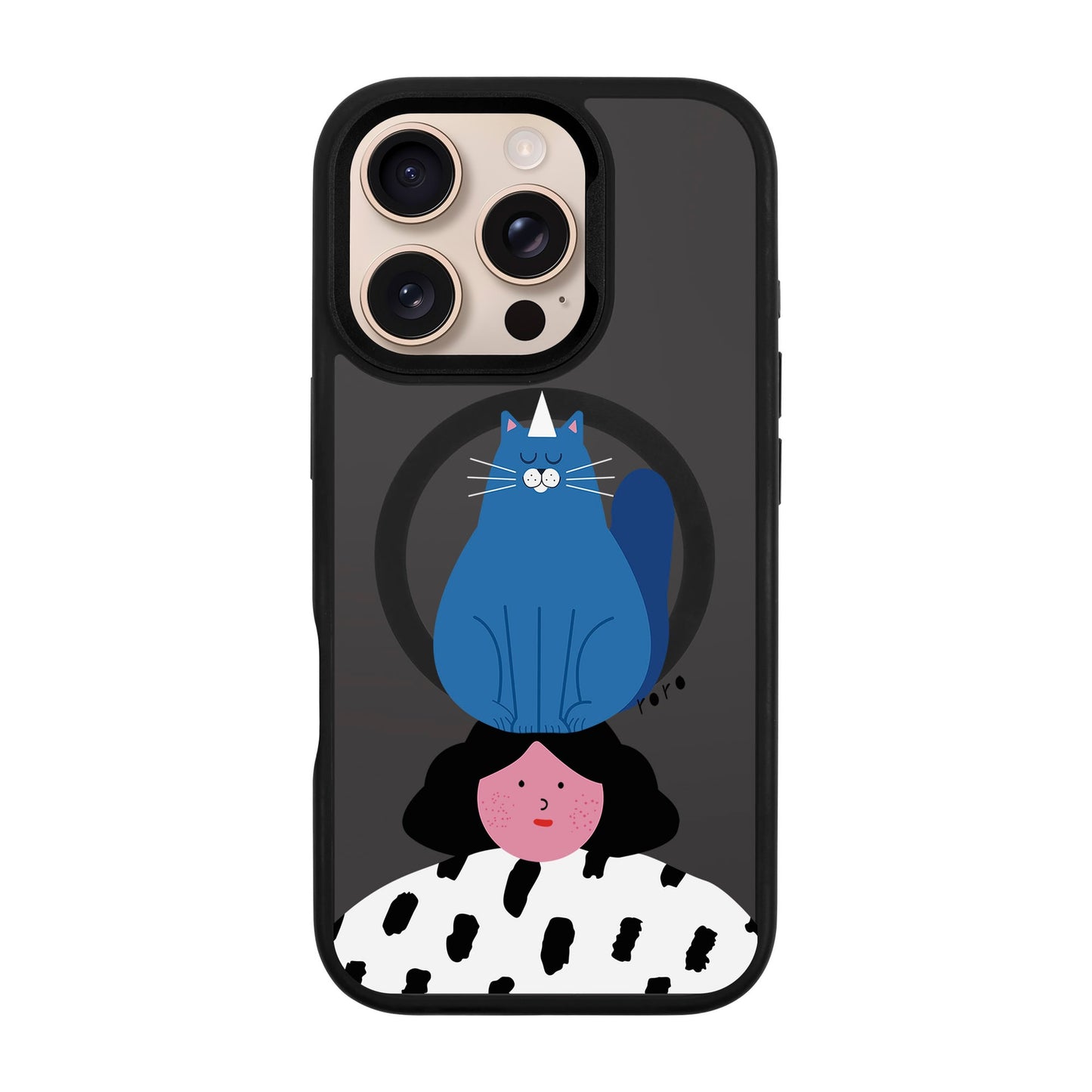 NAUGHTY CAT-iPhone 16 Pro Rise Kılıf MagSafe Özellikli