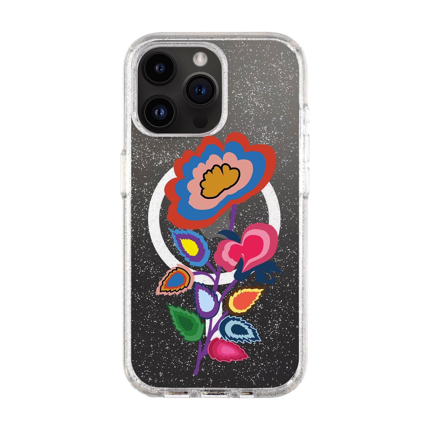 KNITTED FLOWER-iPhone 14 Pro Max Shiny Kılıf MagSafe Özellikli