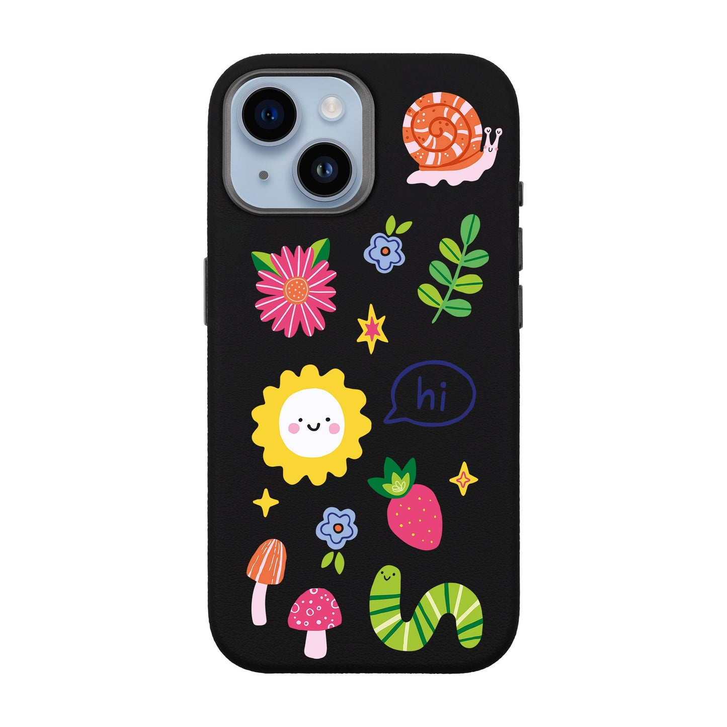 HELLO NATURE-iPhone 14 Leather Premium Kılıf MagSafe Özellikli
