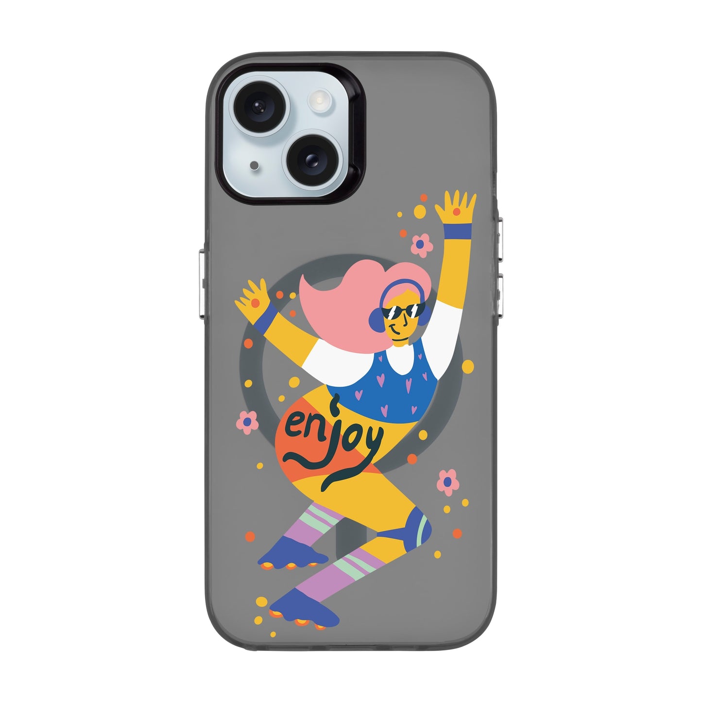 ENJOY-iPhone 15 Hold Kılıf MagSafe Özellikli