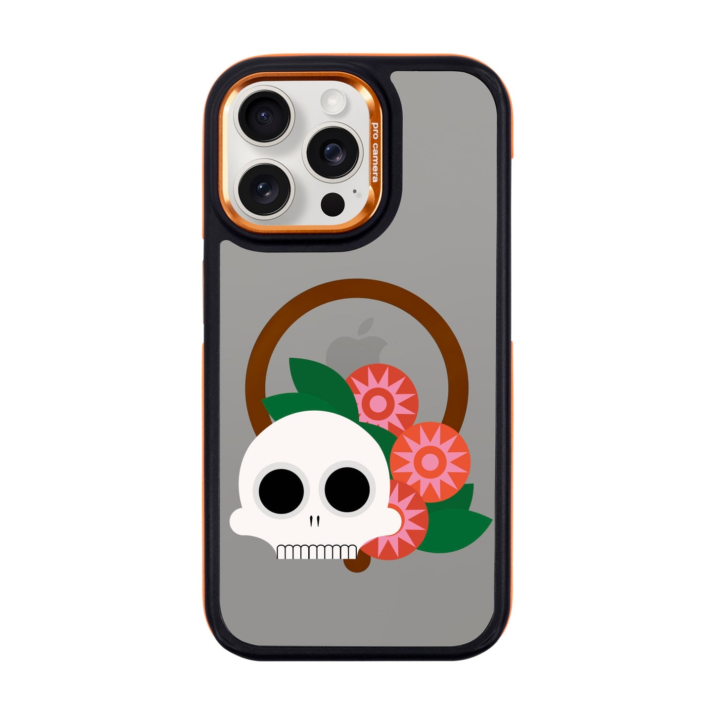 MEMENTO BLOOM-iPhone 15 Pro Max Dark Kılıf MagSafe Özellikli
