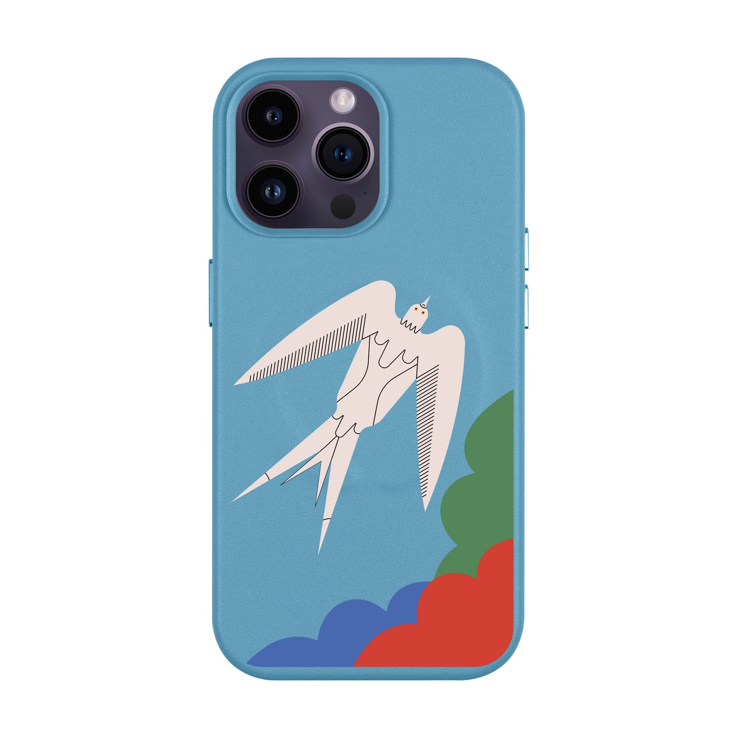 L’OISEAU LIBRE-iPhone 14 Pro Max Leather Kılıf MagSafe Özellikli