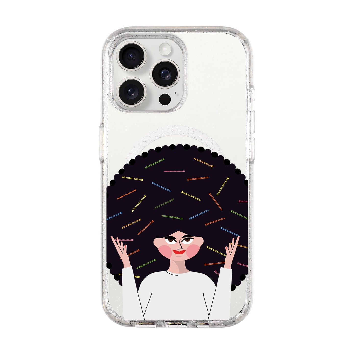 TISSERAND DE LA GRAVITÉ-iPhone 15 Pro Max Shiny Kılıf MagSafe Özellikli