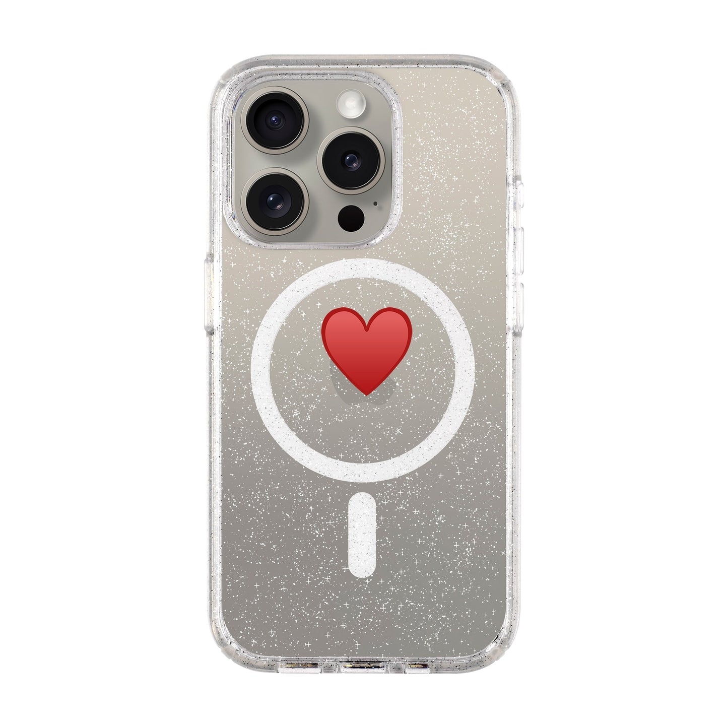 SPREAD HEART-iPhone 15 Pro Shiny Kılıf MagSafe Özellikli