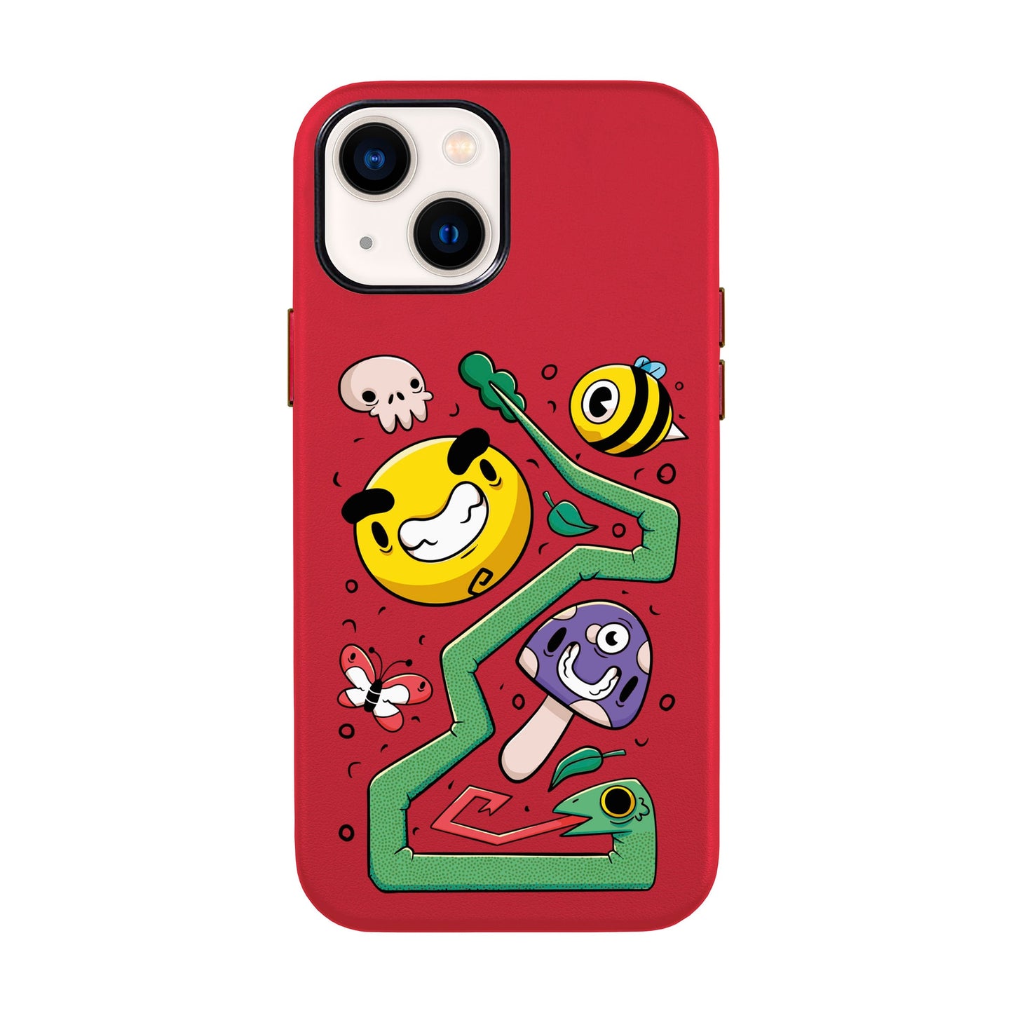 NADUR-iPhone 14 Leather Kılıf