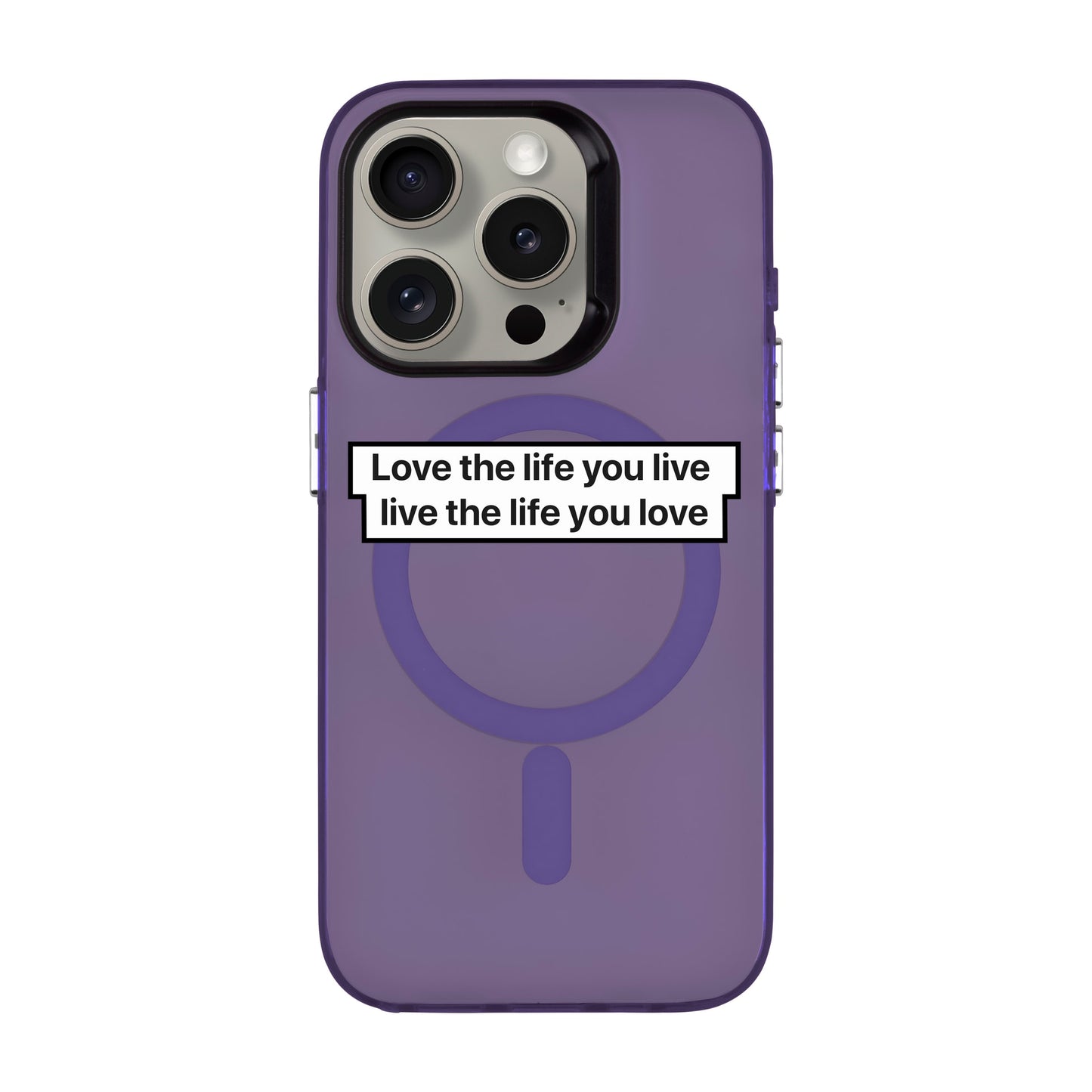 LOVE THE LIFE-iPhone 15 Pro Hold Kılıf MagSafe Özellikli
