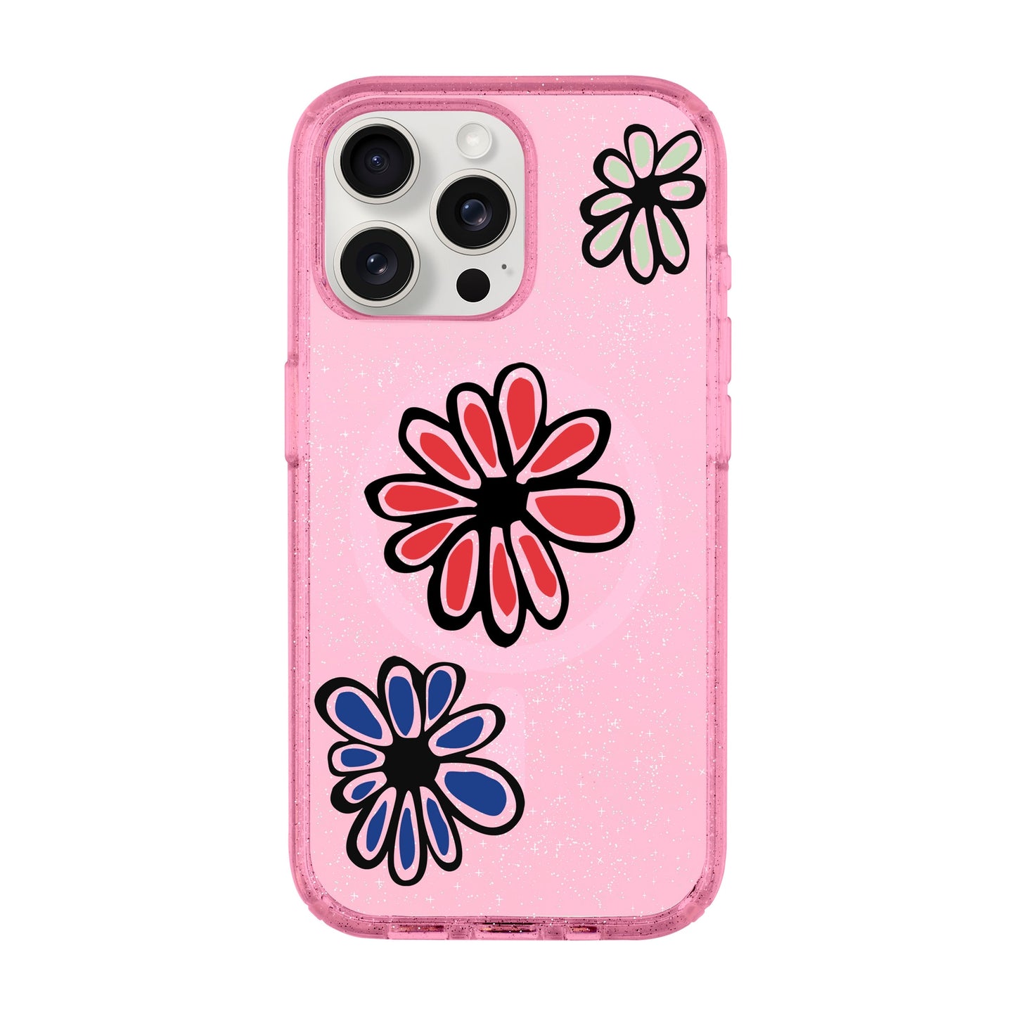 FLORIST-iPhone 15 Pro Max Shiny Kılıf MagSafe Özellikli