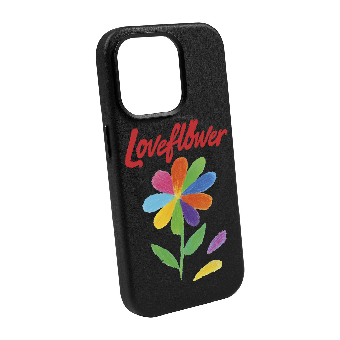 LOVE FLOWER-iPhone 11 Leather Kılıf MagSafe Özellikli