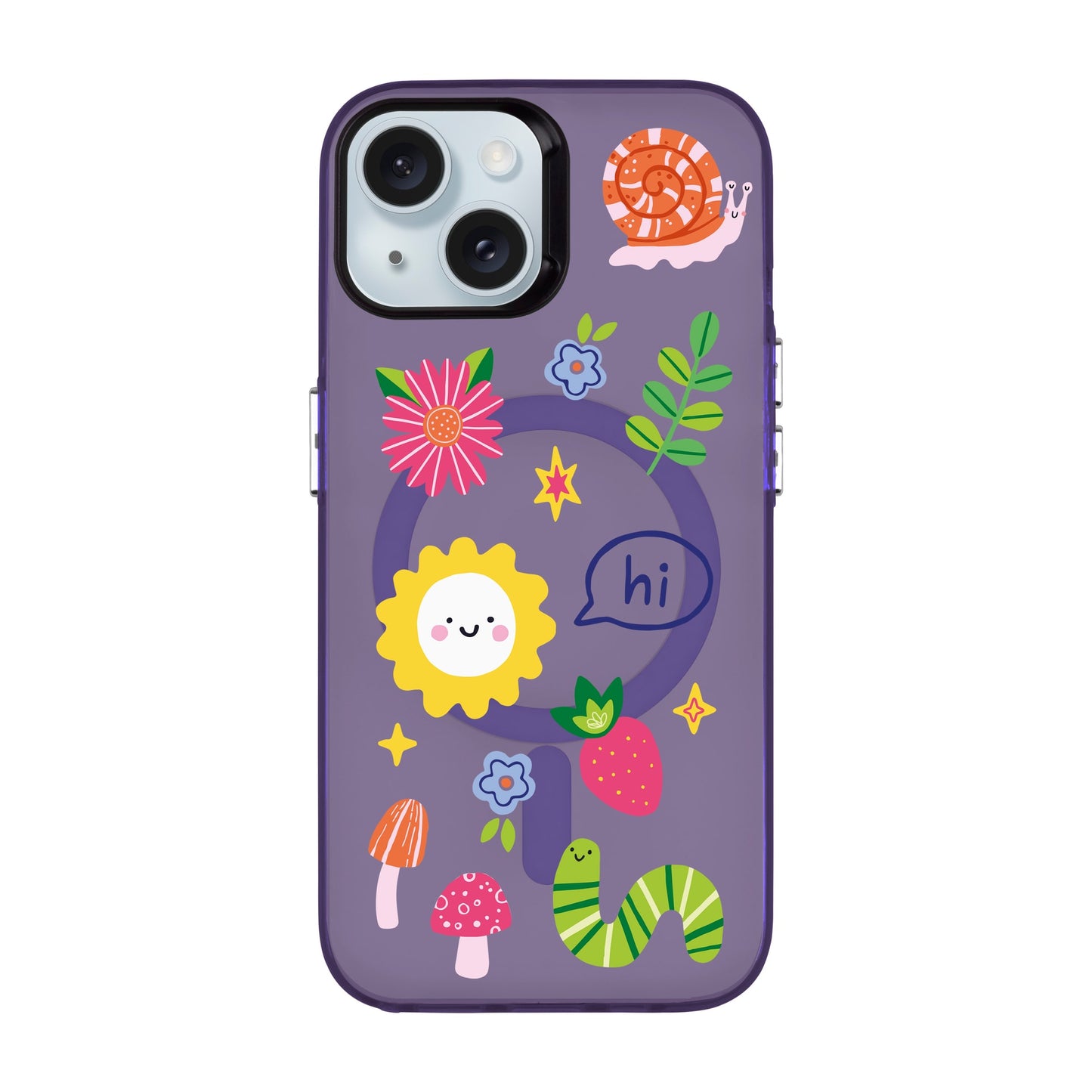 HELLO NATURE-iPhone 15 Hold Kılıf MagSafe Özellikli
