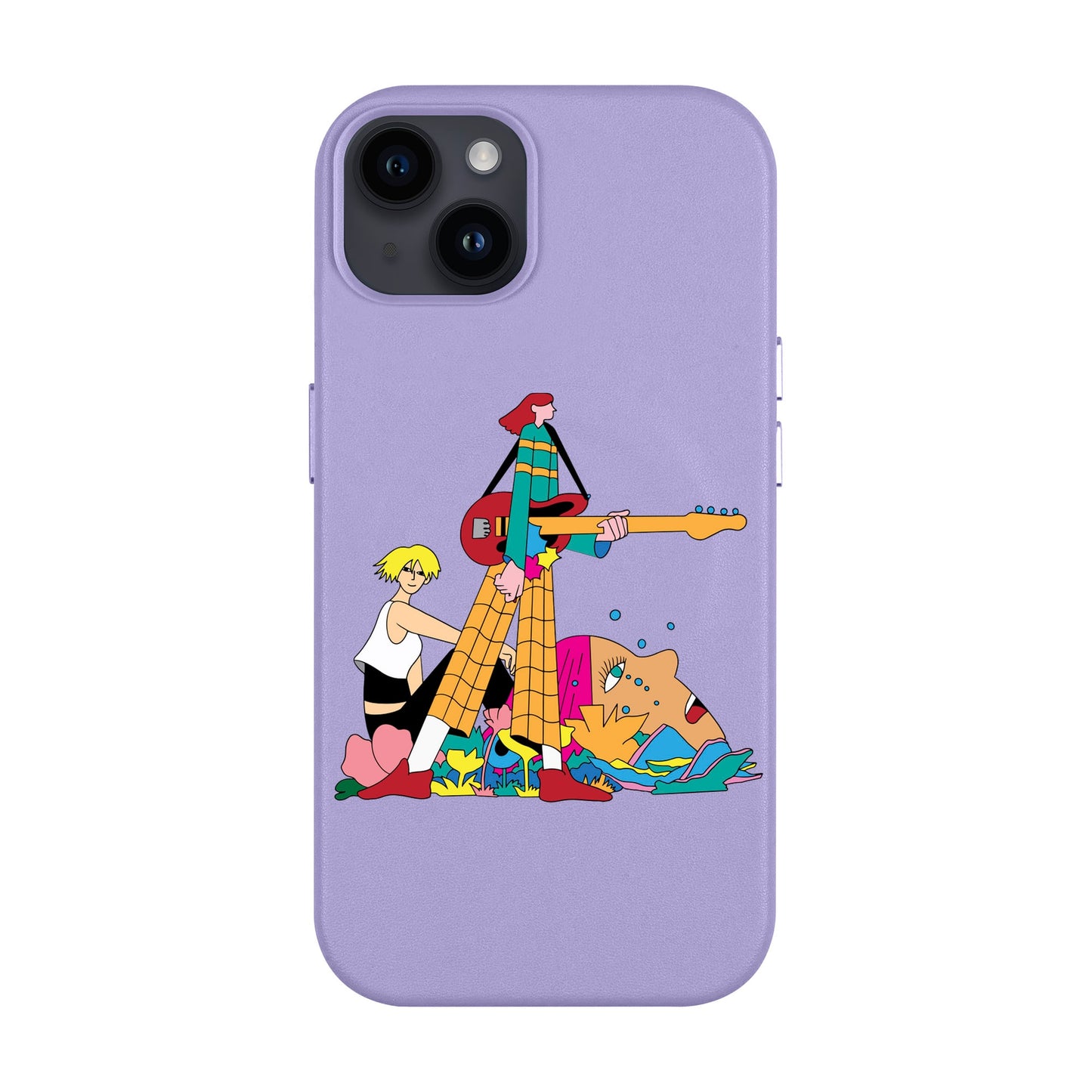 HER BAND-iPhone 14 Plus Leather Kılıf MagSafe Özellikli