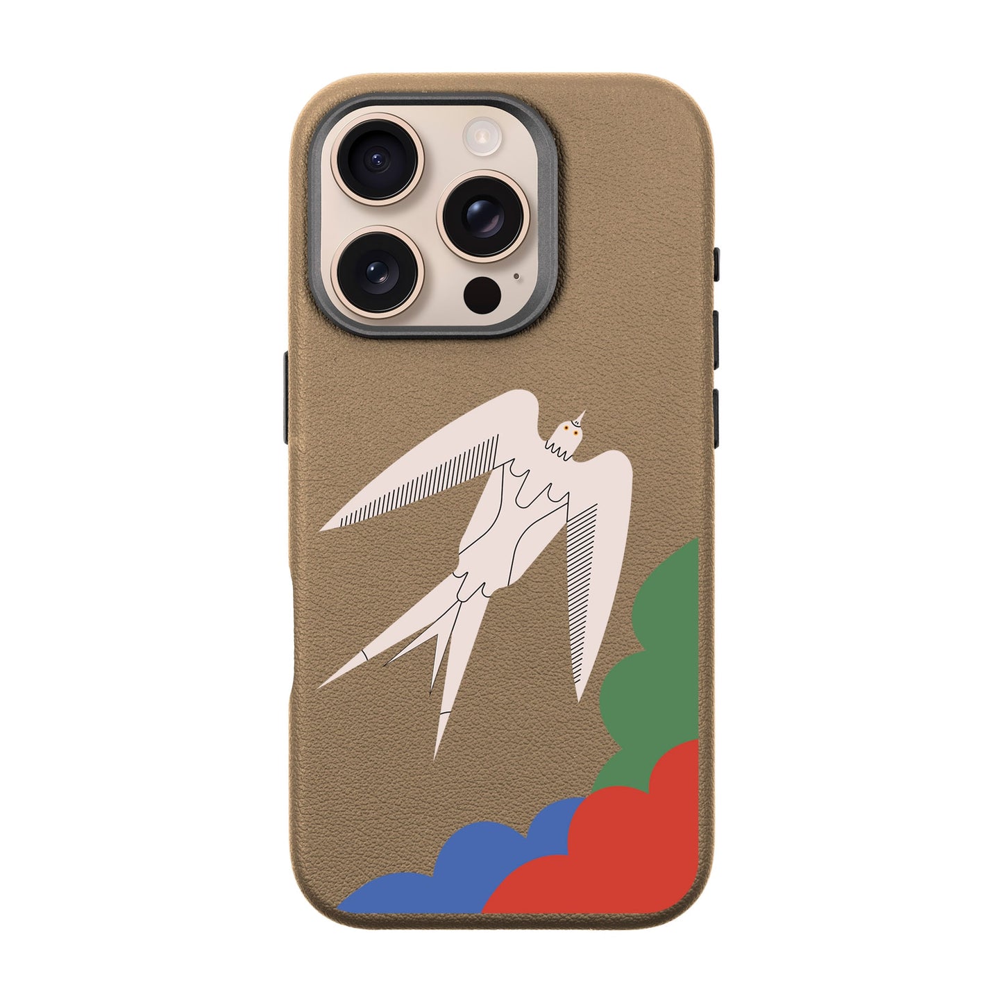 L’OISEAU LIBRE-iPhone 16 Pro Leather Premium Kılıf MagSafe Özellikli