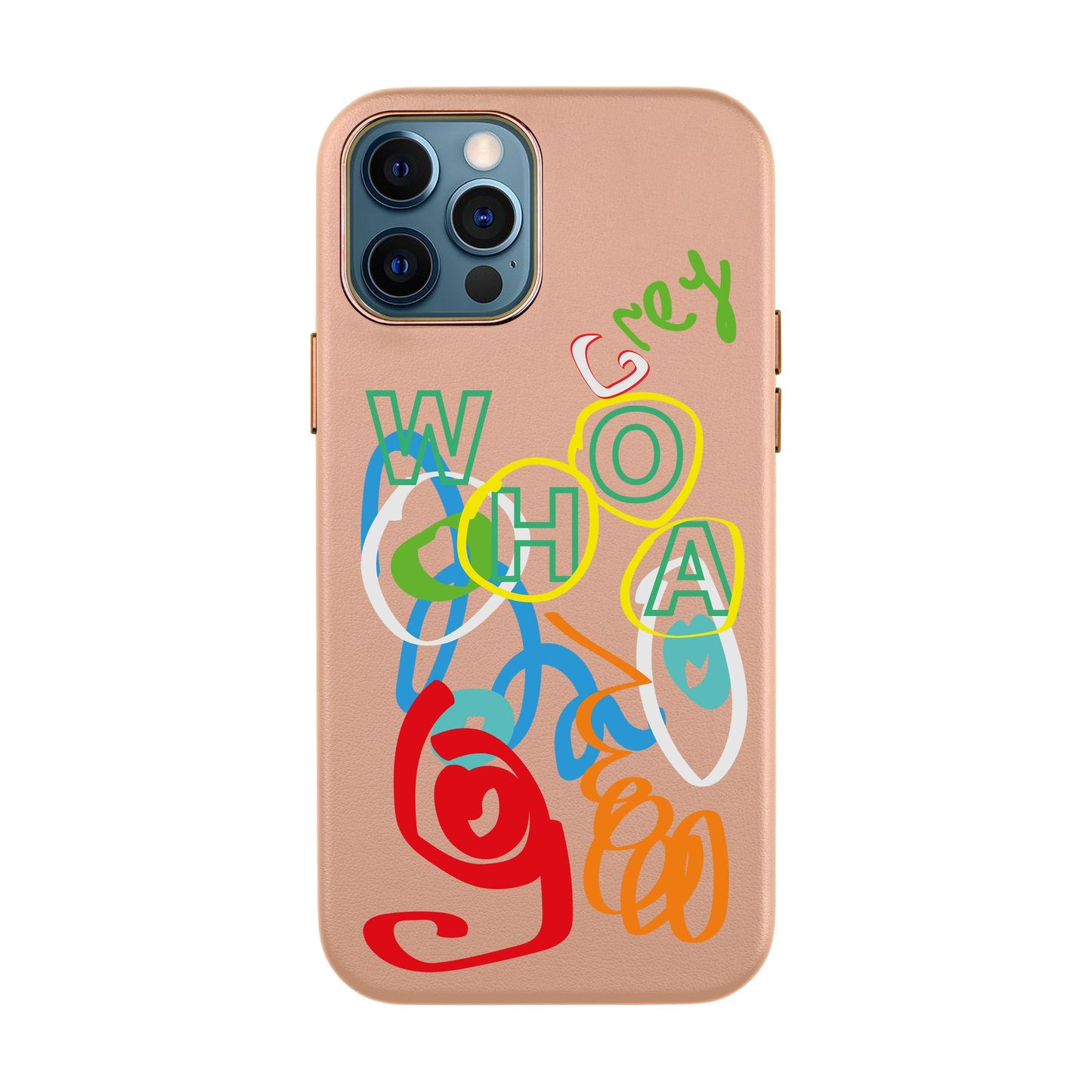 WHOA-iPhone 12 Pro Max Leather Kılıf