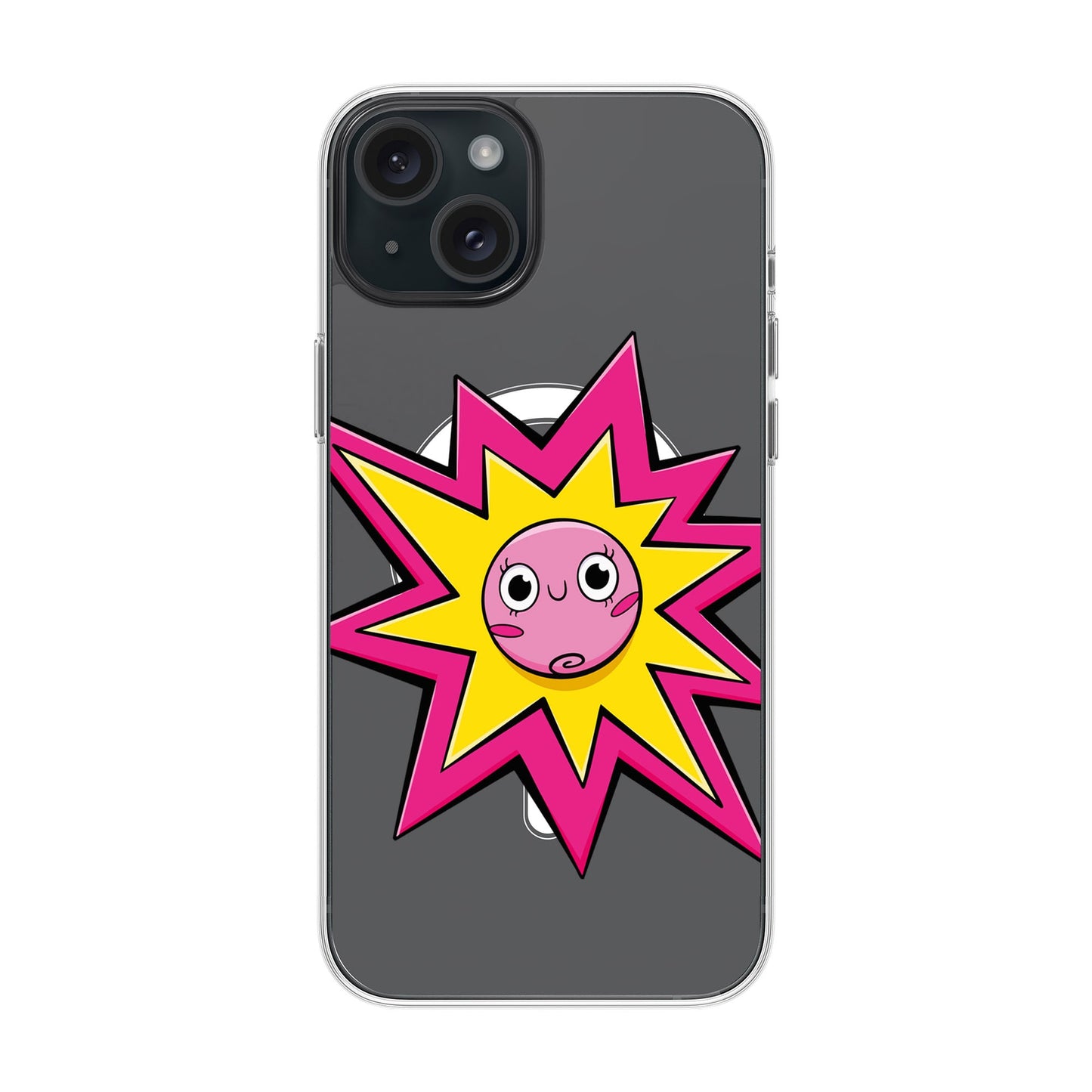 POP PRINCESSES-iPhone 15 Plus Solid Kılıf MagSafe Özellikli