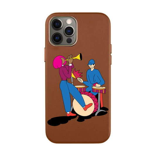 JAM-iPhone 12 Leather Kılıf