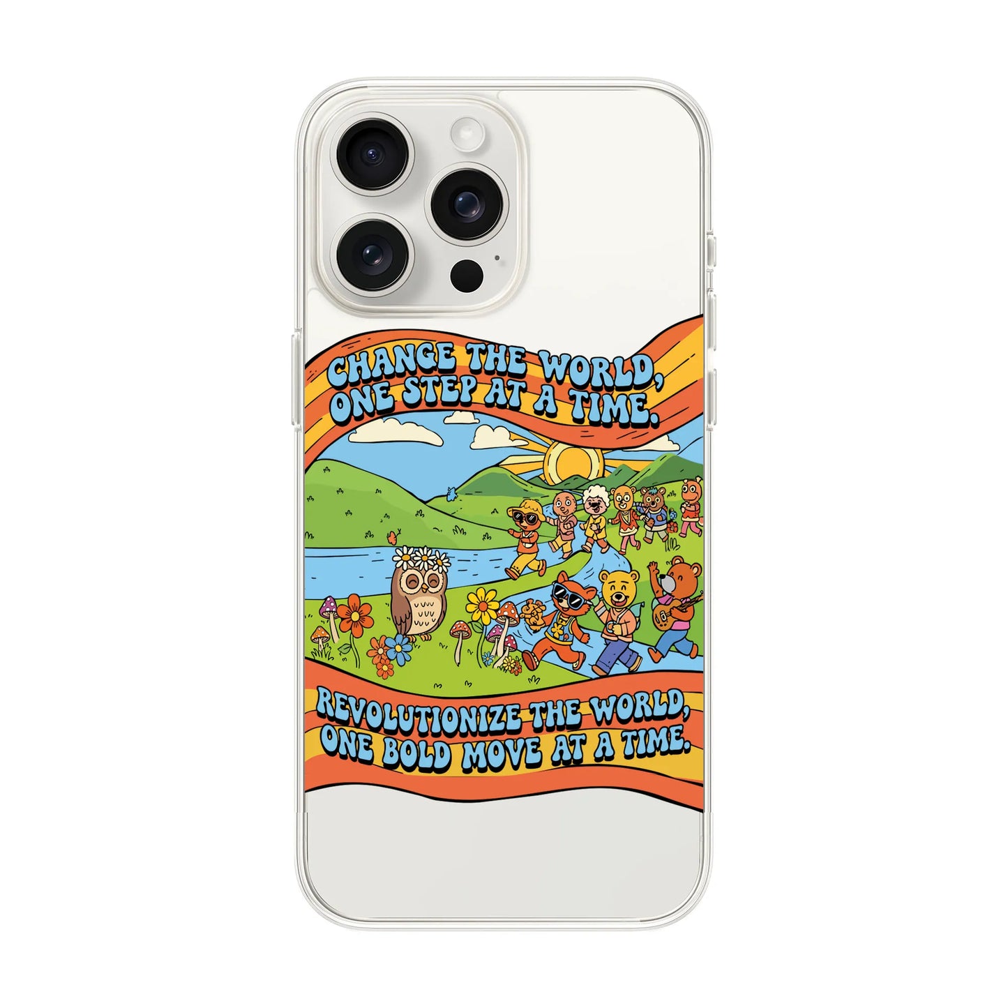 CHANGE THE WORLD-iPhone 15 Pro Max Solid Kılıf